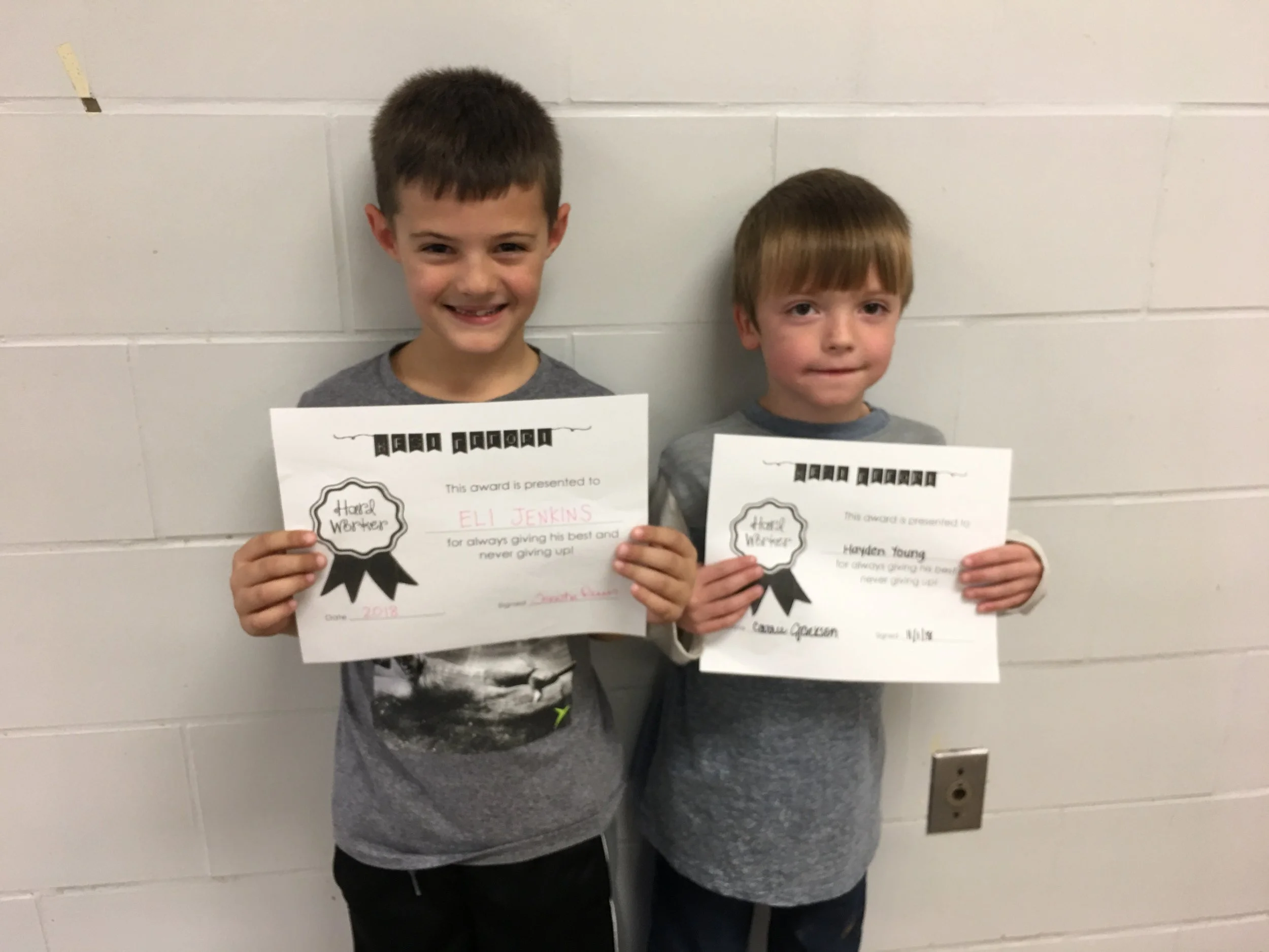 Fall Student Awards