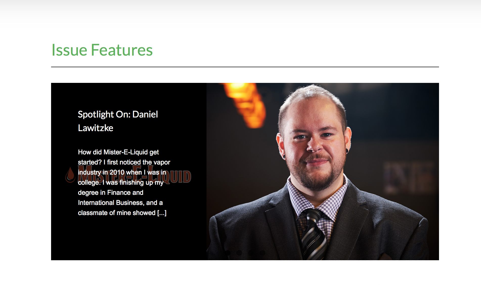 Smoke and Vape Business Solutions features Kevin Huver Photography