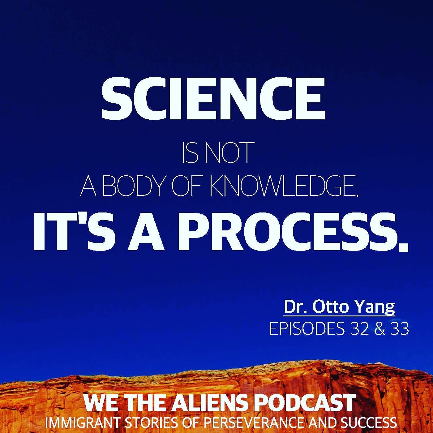 TRUSTING SCIENCE INCLUDES TRUSTING THAT THE SCIENCE WILL CHANGE.
.
.
.
This week on the podcast - 

Dr. Otto Yang is a first-generation Taiwanese-American and the Associate Chief of the Infectious Disease at UCLA. 
.
Dr. Yang has a background in clin