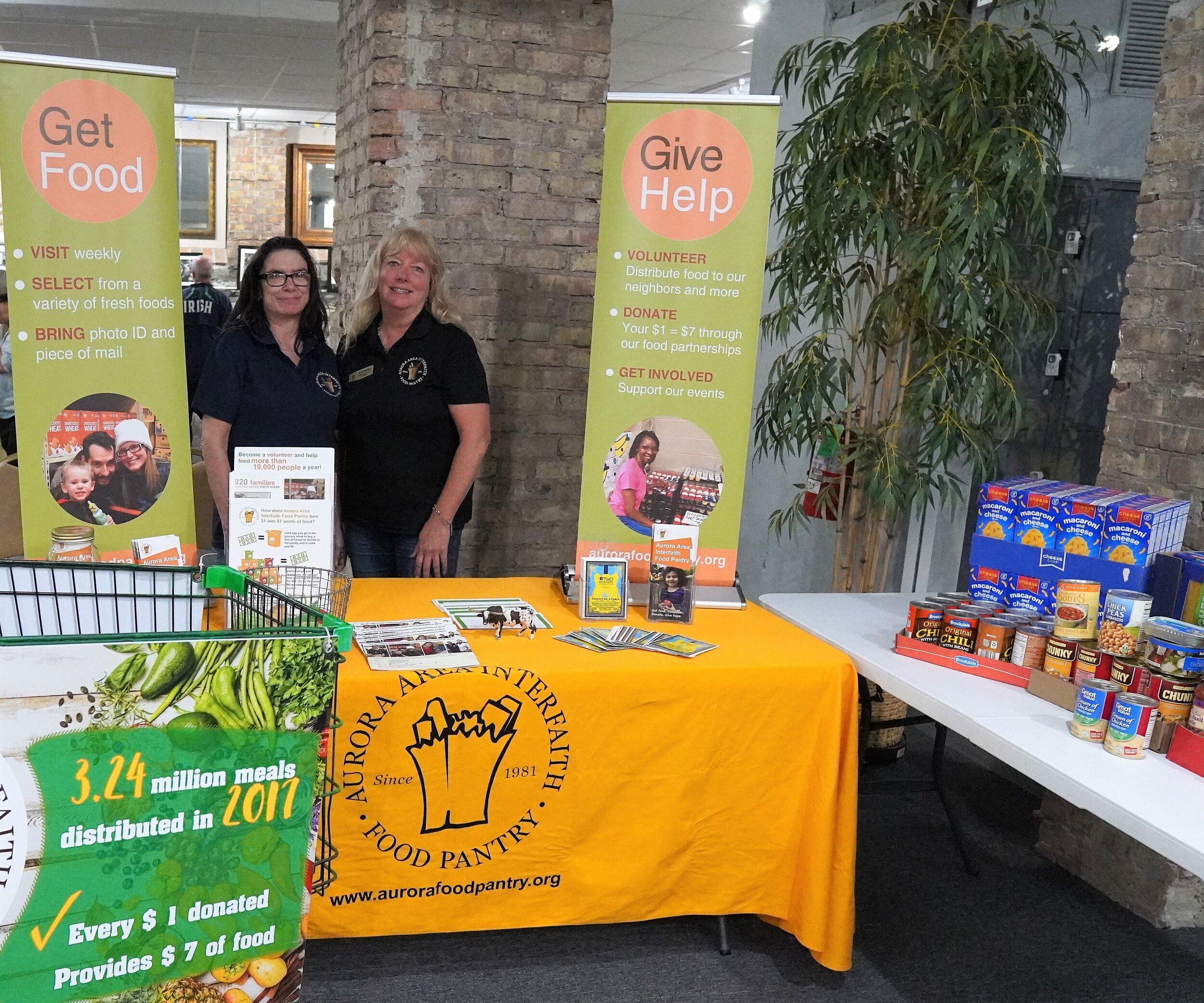 Aurora Area Interfaith Food Pantry at Gallery 1904.