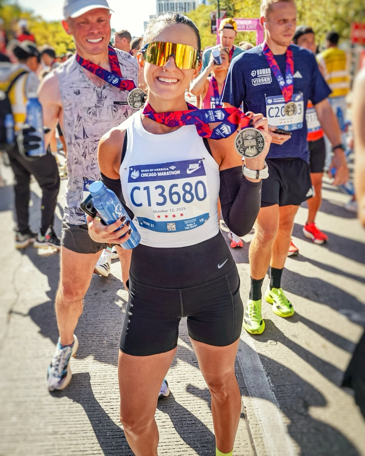 Not every marathon needs to be a PR ✨ Chicago was about soaking it all in&mdash;the crowds, energy, the run community all pumped up around me &mdash; the moments I waited years for after 2020 when I was initially supposed to run this race 🫶🏼
all th