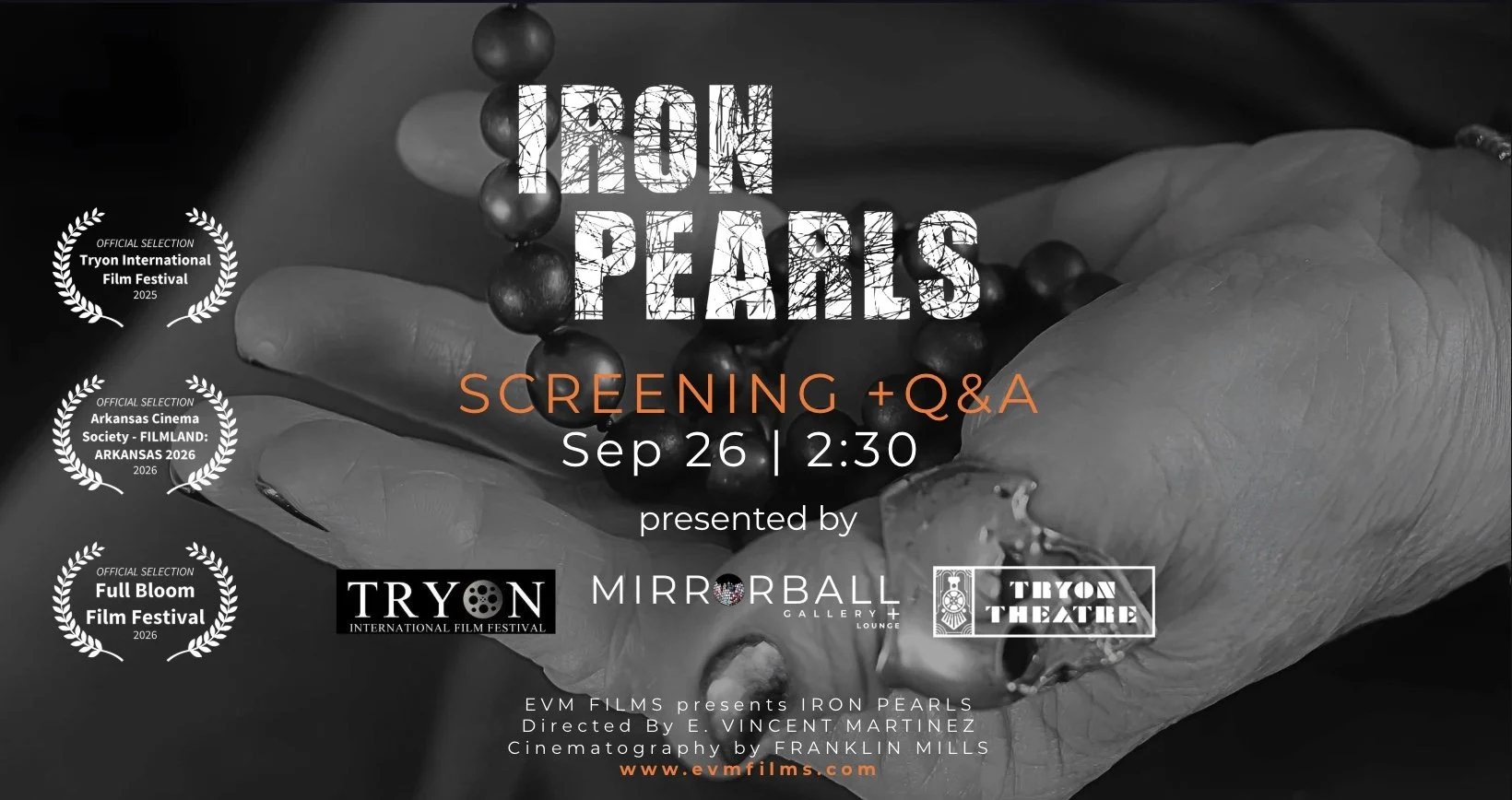 Iron Pearls documentary screening at Tryon Theatre presented by the Tryon International Film Festival
