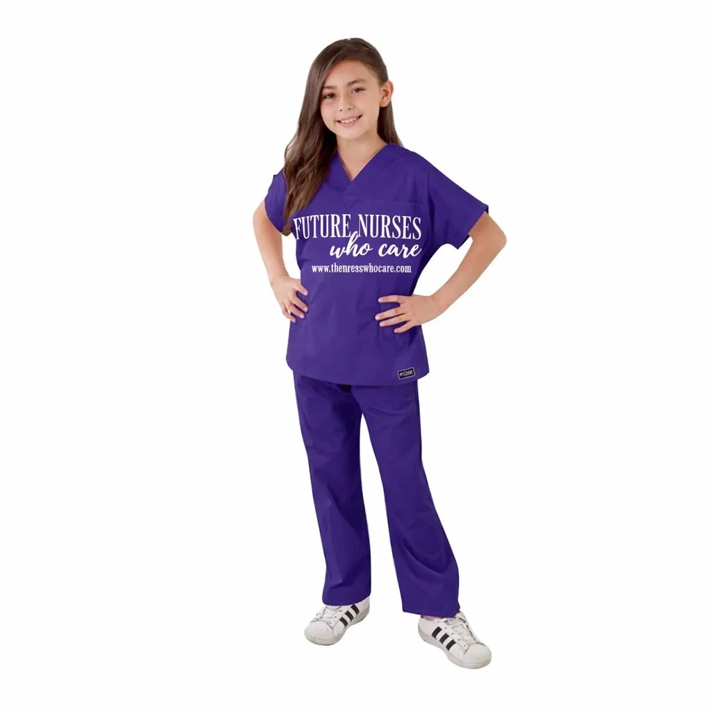 Kids Purple Scrubs