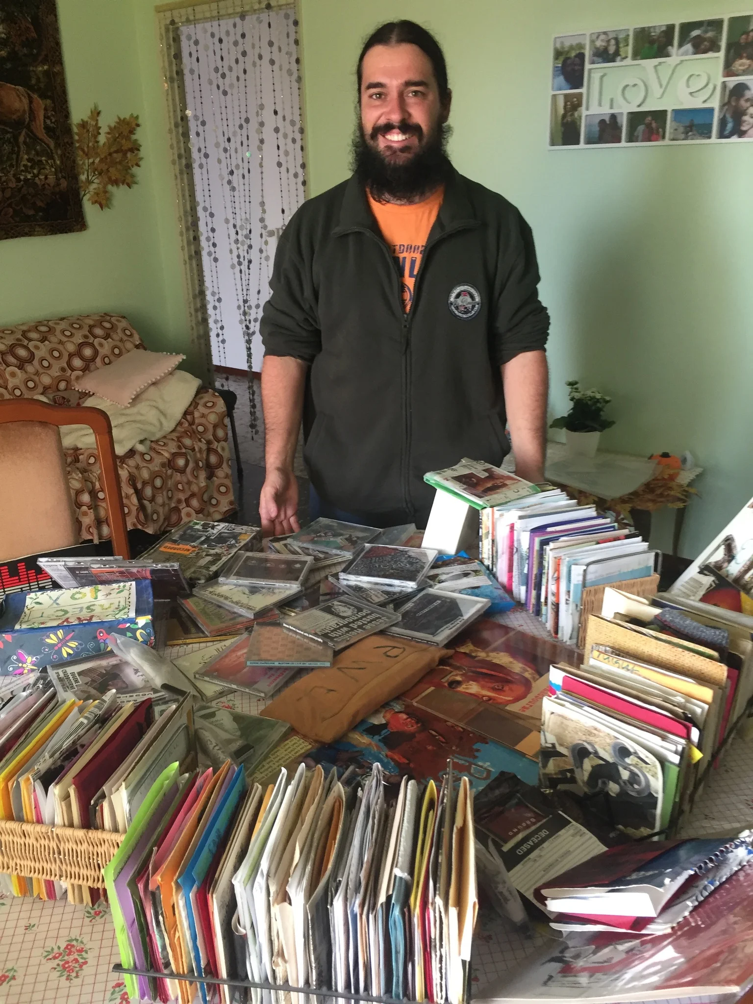 Marcello Delbosco of Gattinara, Italy, an avid fisherman as well as manager of a vineyard, shows what can be possible when one devotes a life to collecting my work. His girlfriend, on the other hand, collects teddy bears!