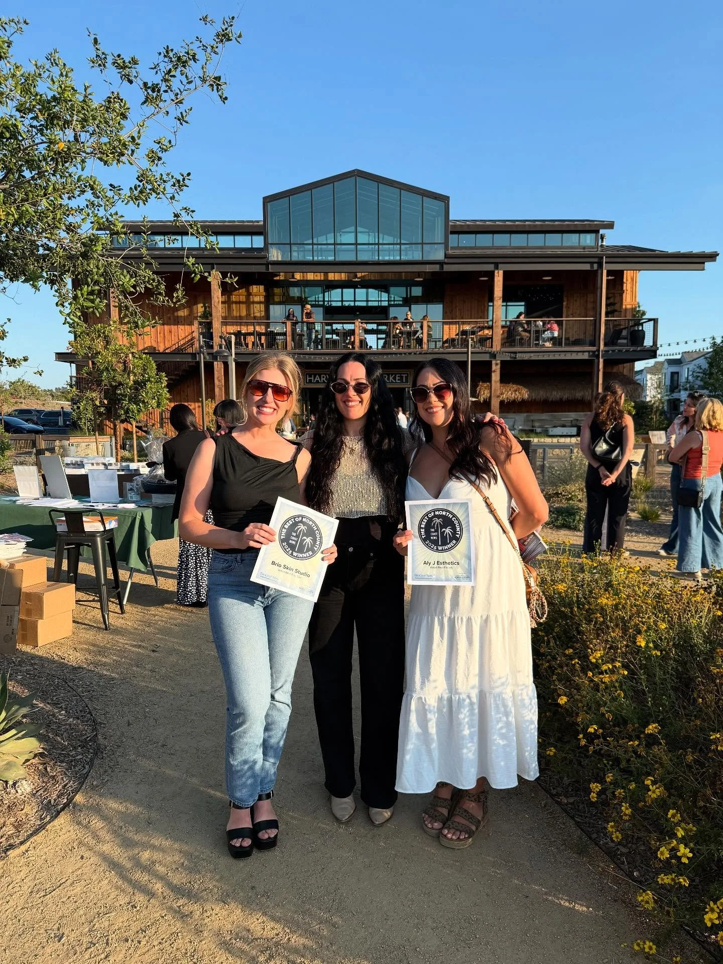 Having Esthetician Friends makes life beautiful 😍 @thebestofnorthcounty at @foxpointfarms was an amazing venue. I&rsquo;ve never been before, it&rsquo;s a must visit in Encinitas.