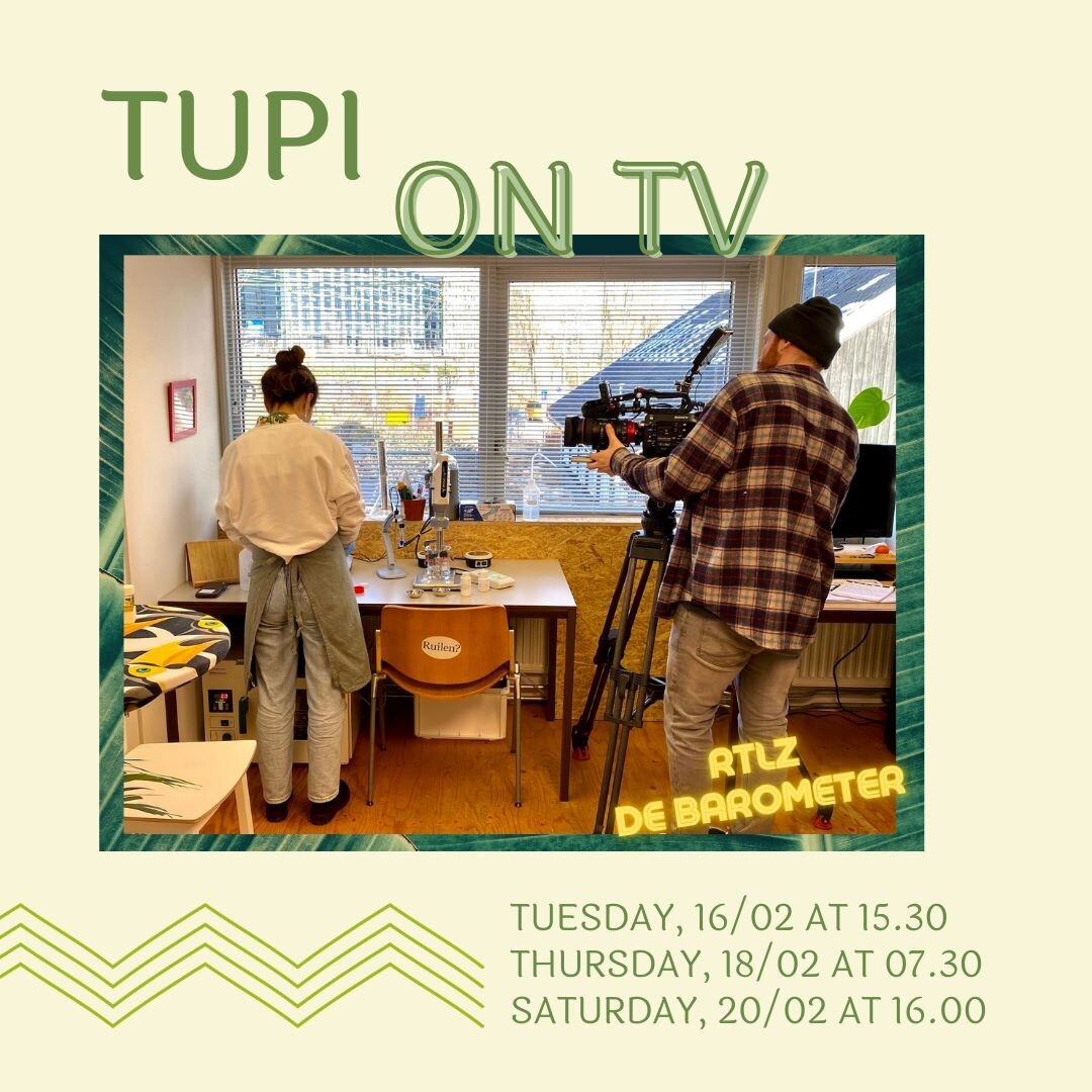 Yesterday we had our first time on air! Yes! TUPI was on @rtlz  for #debarometertv program. If you want to get to know us more this is a great opportunity! 

You can still watch the program on the following days:

🐸 Tuesday 16/02 at 15h30
🐸 Thursda