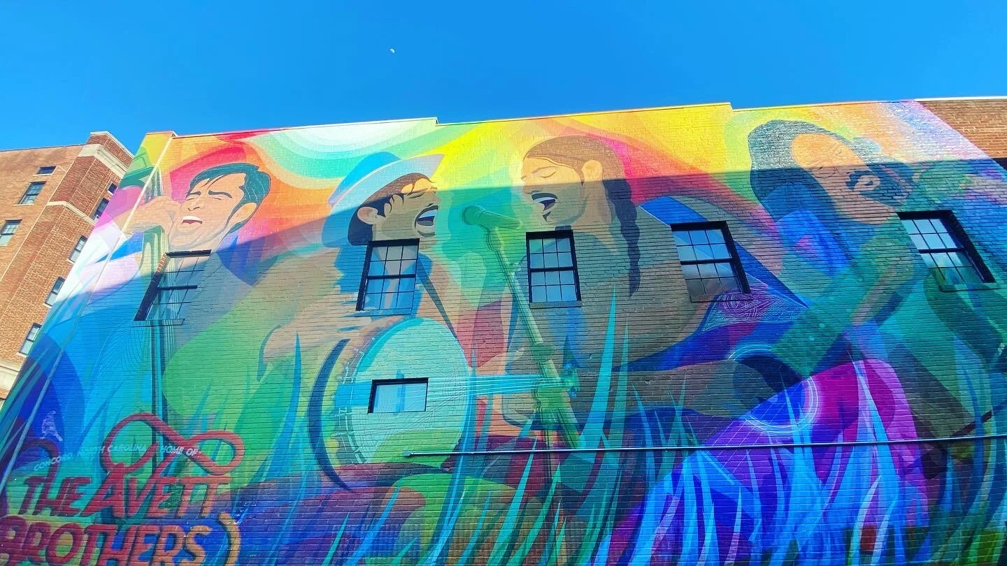 The Avett Brothers' Tribute Mural 