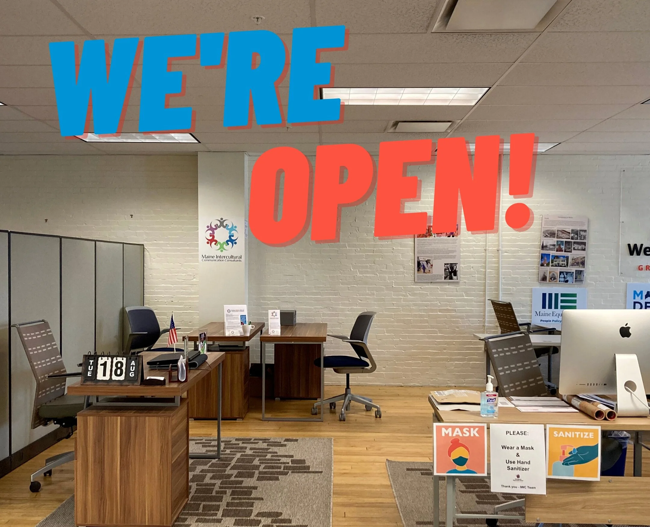 Co-working hub re-opening! 