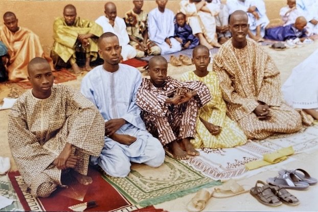 Mouhamedoul Niang with his brothers in their new clothes Eid al Adha, Thies, Senegal, 2005 