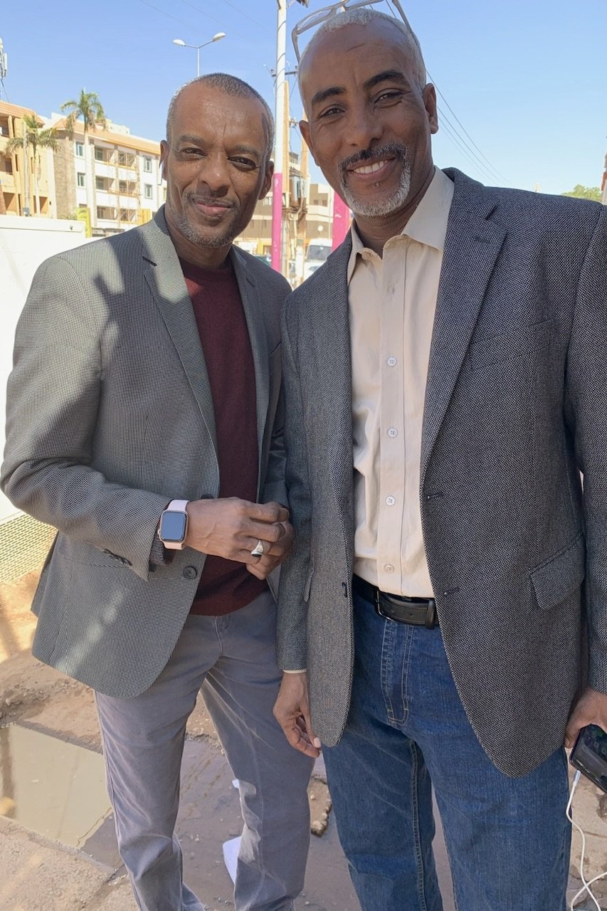 Bishara Alkher and his cousin Jamal Ali Khartoum, Sudan, 2019