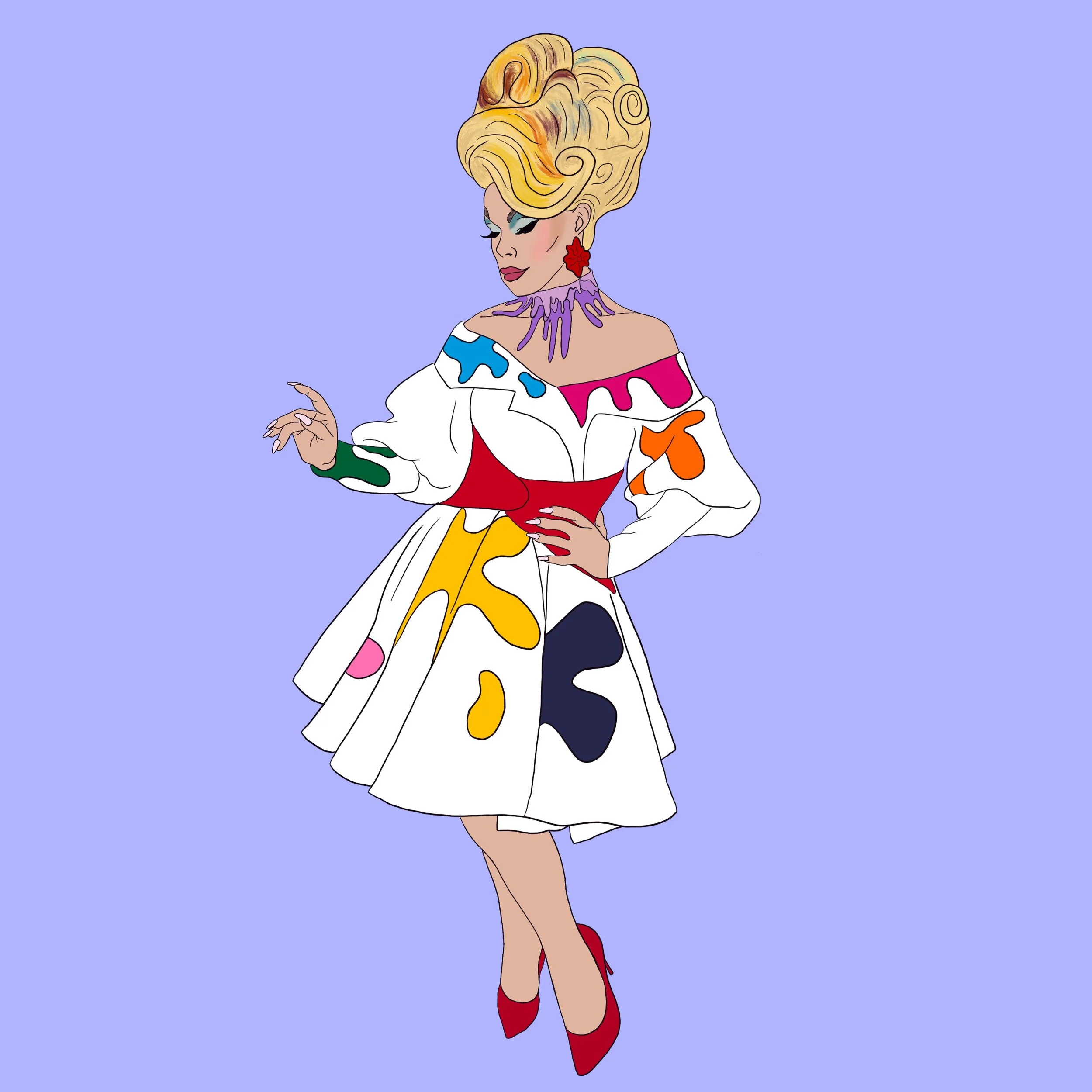 Art Simone Paint Dress