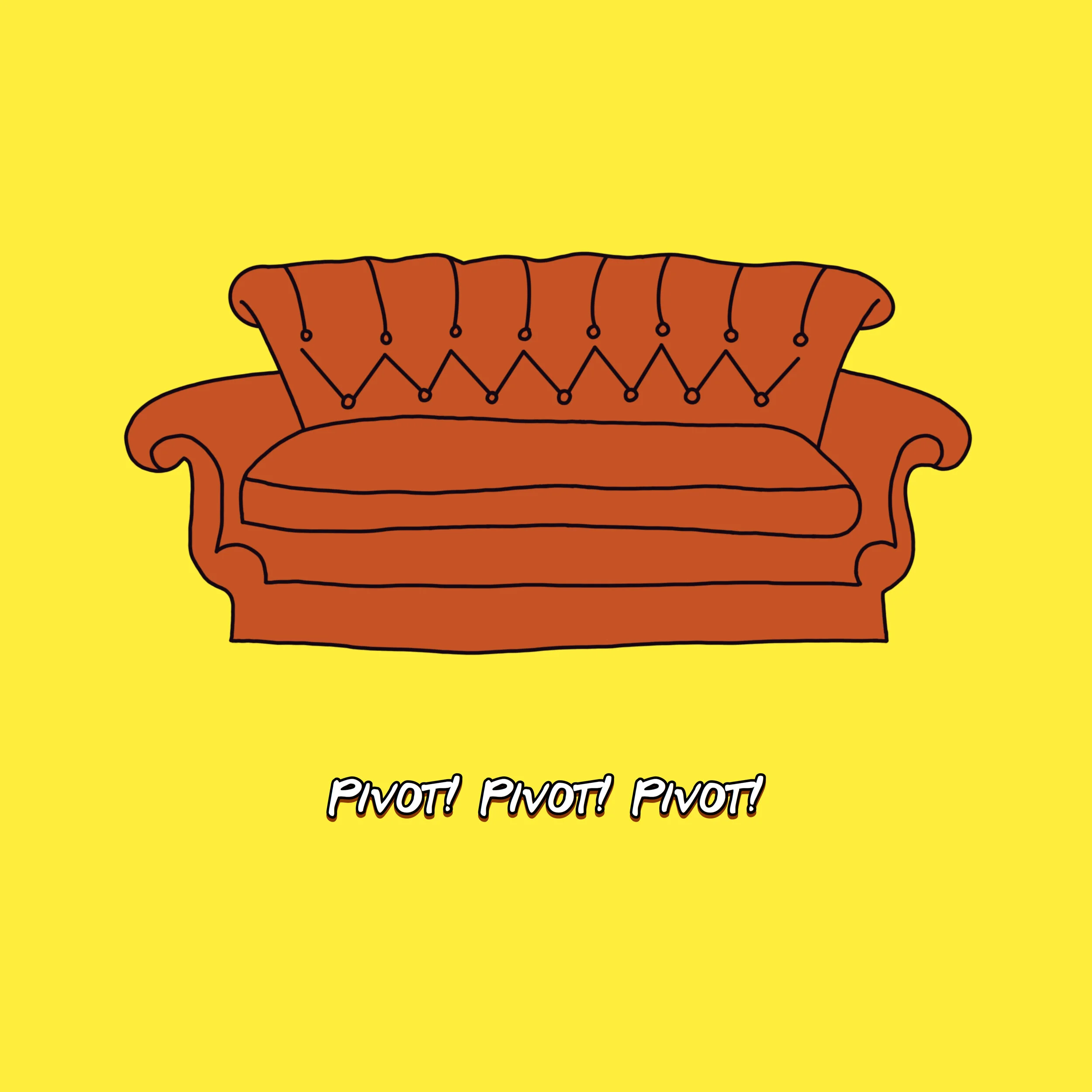 F.R.I.E.N.D.S. - Central Perk Couch