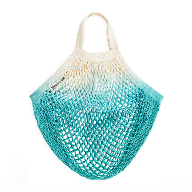Turtle Bag Short Handle - Aqua Dip Dye — Island Glitter | Biodegradable  Cosmetic Glitter