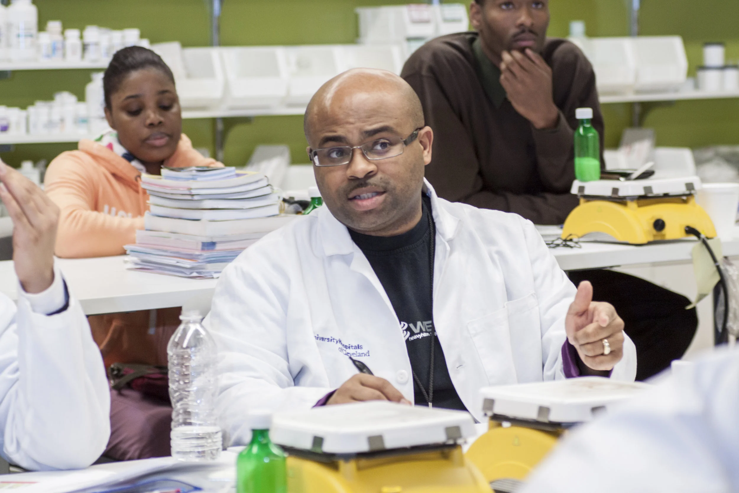 NewBridge has trained more than 60 local residents to be pharmacy and phlebotomy technicians since 2011, with the majority going on to employment at University Hospital or the Cleveland Clinic.