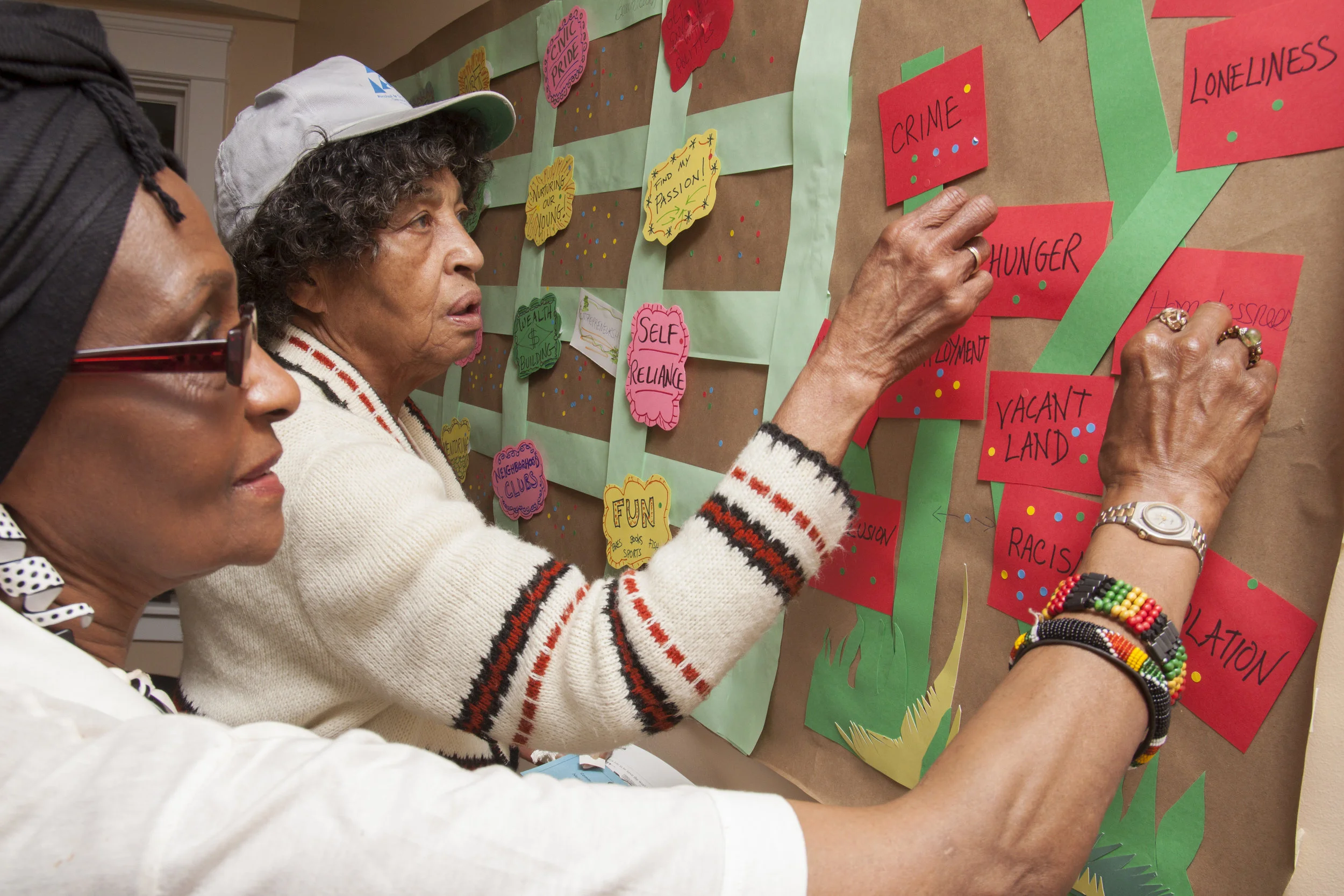 The mapping exercises have also built cohesion among long-time neighbors in the surrounding communities.