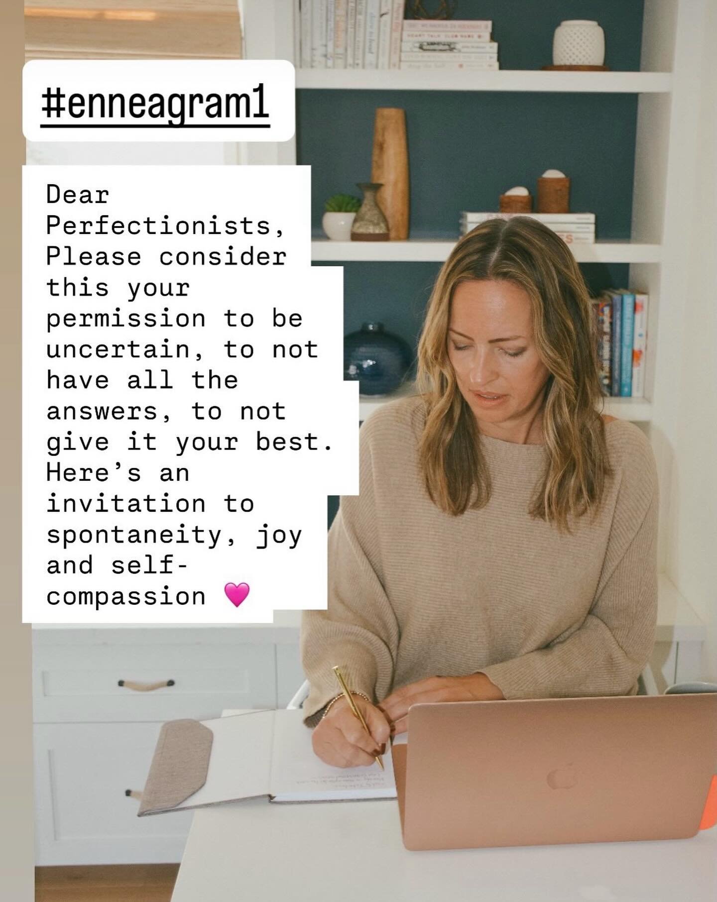 Do you struggle with perfectionism? This week in my Substack, I wrote about how perfectionism affects all of us, regardless of your Enneagram type. 

The standards WE put on ourselves are unattainable, but the standards that society puts on women are