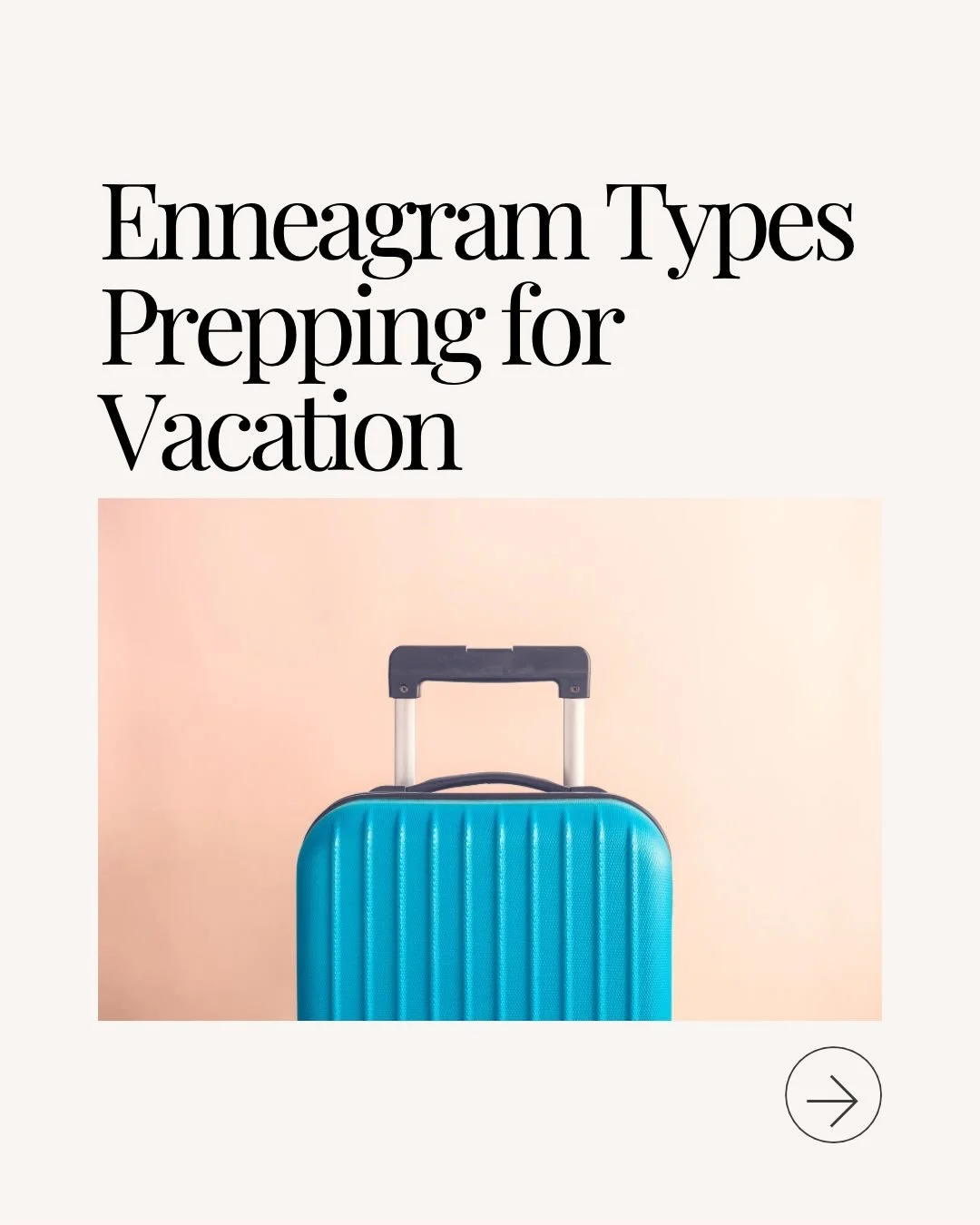Who needs a break? ☀️✈️
The Enneagram goes far beyond helping you understand your strengths and challenges, it actually can predict your behavior in certain situations.

When you understand your motivation, you understand your patterns.

These are ty