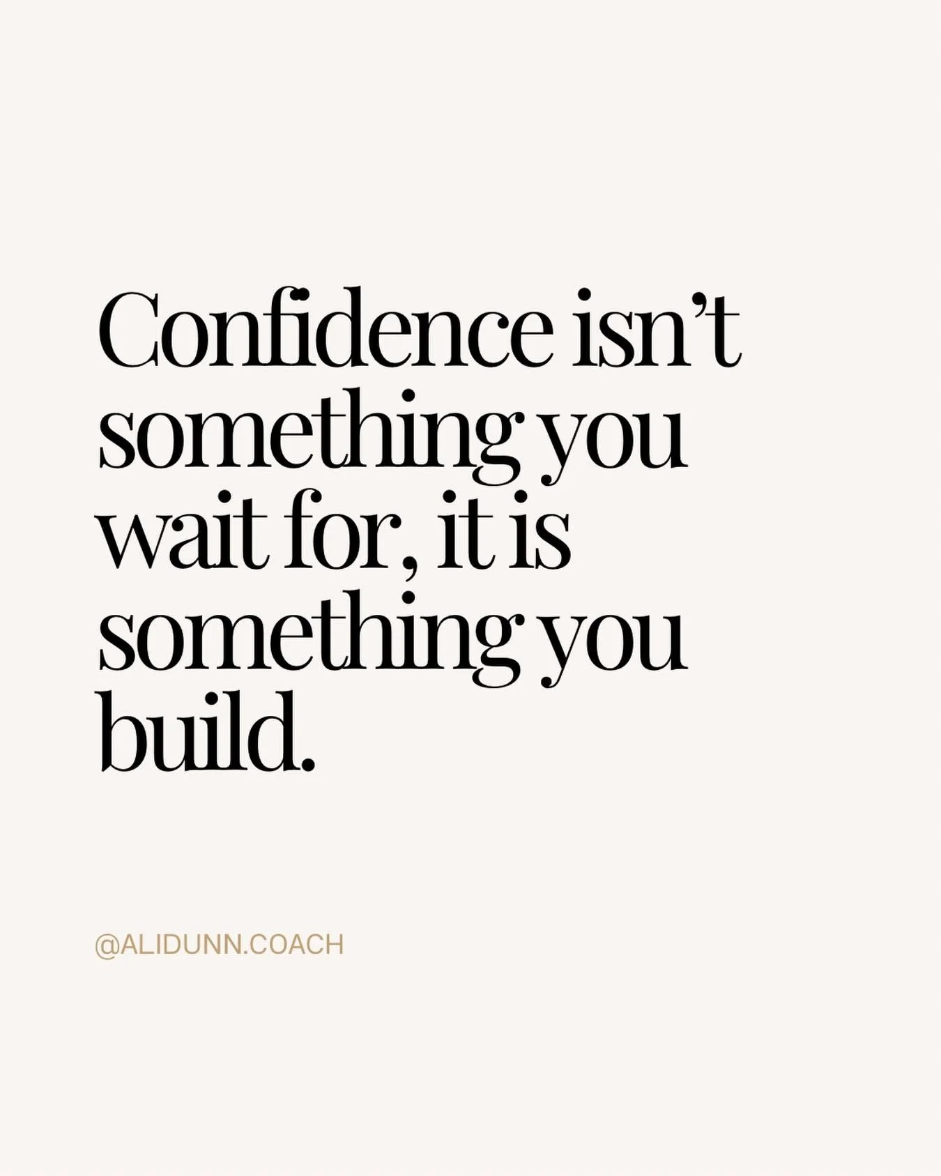 This week in coaching:

✨ waiting to feel confident
✨ overthinking the next move
✨ almost taking action&hellip; but not quite

The shift?
Do the thing before you feel ready. Done is better than perfect.

Taking deliberate action is how we learn about