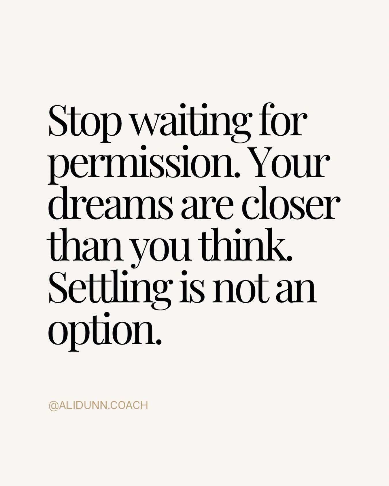 It&rsquo;s time to break the cycle.
Stop waiting until you&rsquo;re ready.
Stop dimming your light when you can shine bright.
Stop trying to make people feel comfortable at your own expense.
Stop playing small when you can play big.

It&rsquo;s time 