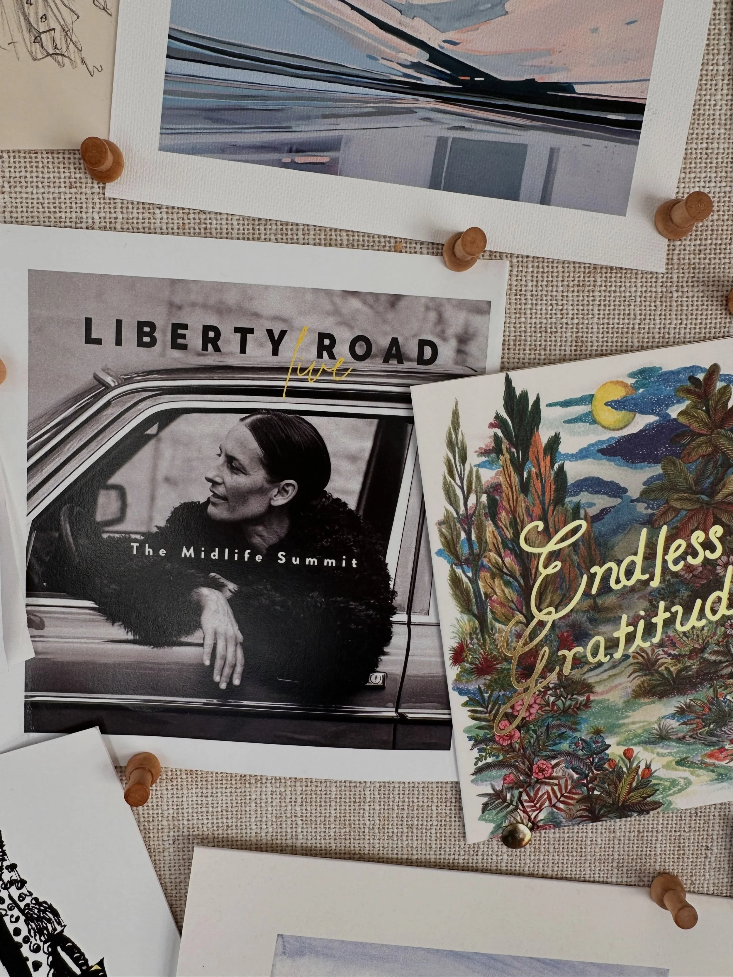If you haven&rsquo;t gotten your ticket yet to tomorrow&rsquo;s #libertyroadlive live event, now is your chance! (www.liberty-road.com)

Even if I wasn&rsquo;t hosting a workshop, I would be going. This postcard from last year has been on my inspirat