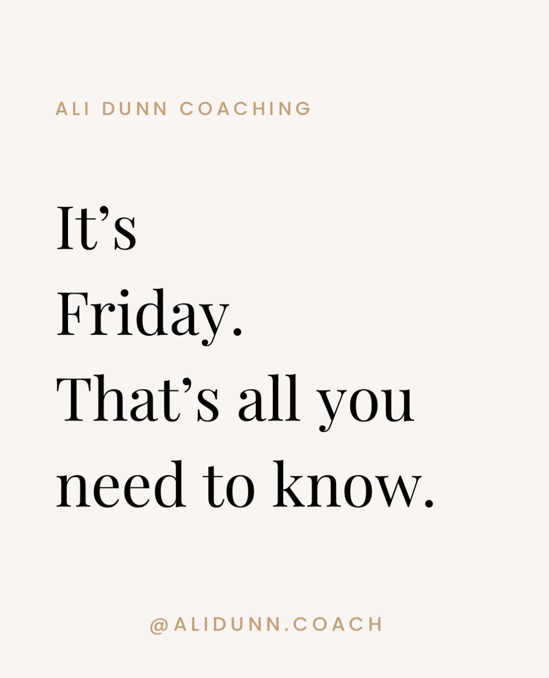 It&rsquo;s Friday. Do something different. Make a fun meal. Wear that dress that is sitting in your closet. Pull an all nighter. Try a new restaurant. Call your sister. Hug your friend. Book that trip. Dance the night away.

❤️
