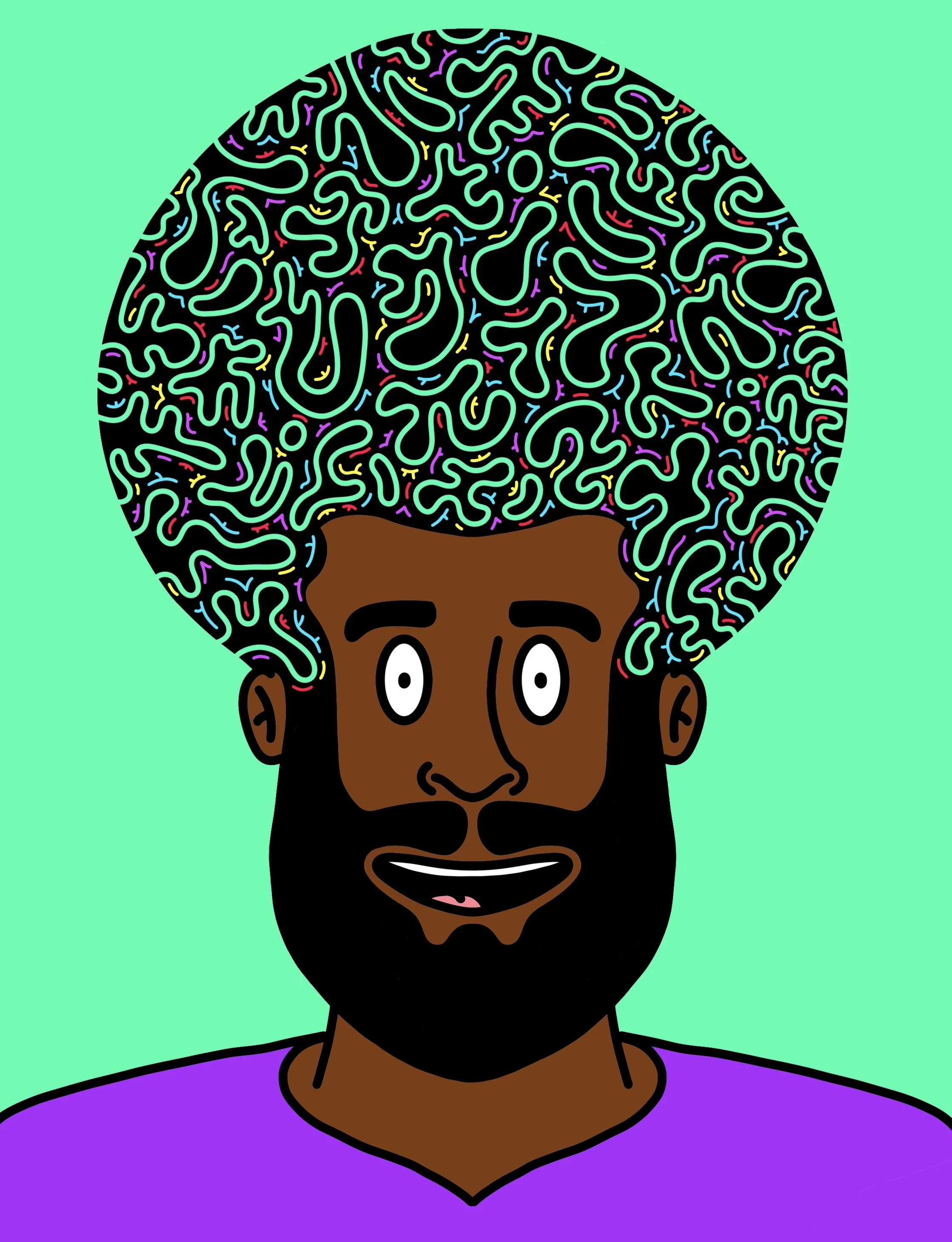 "Afro Doodle"