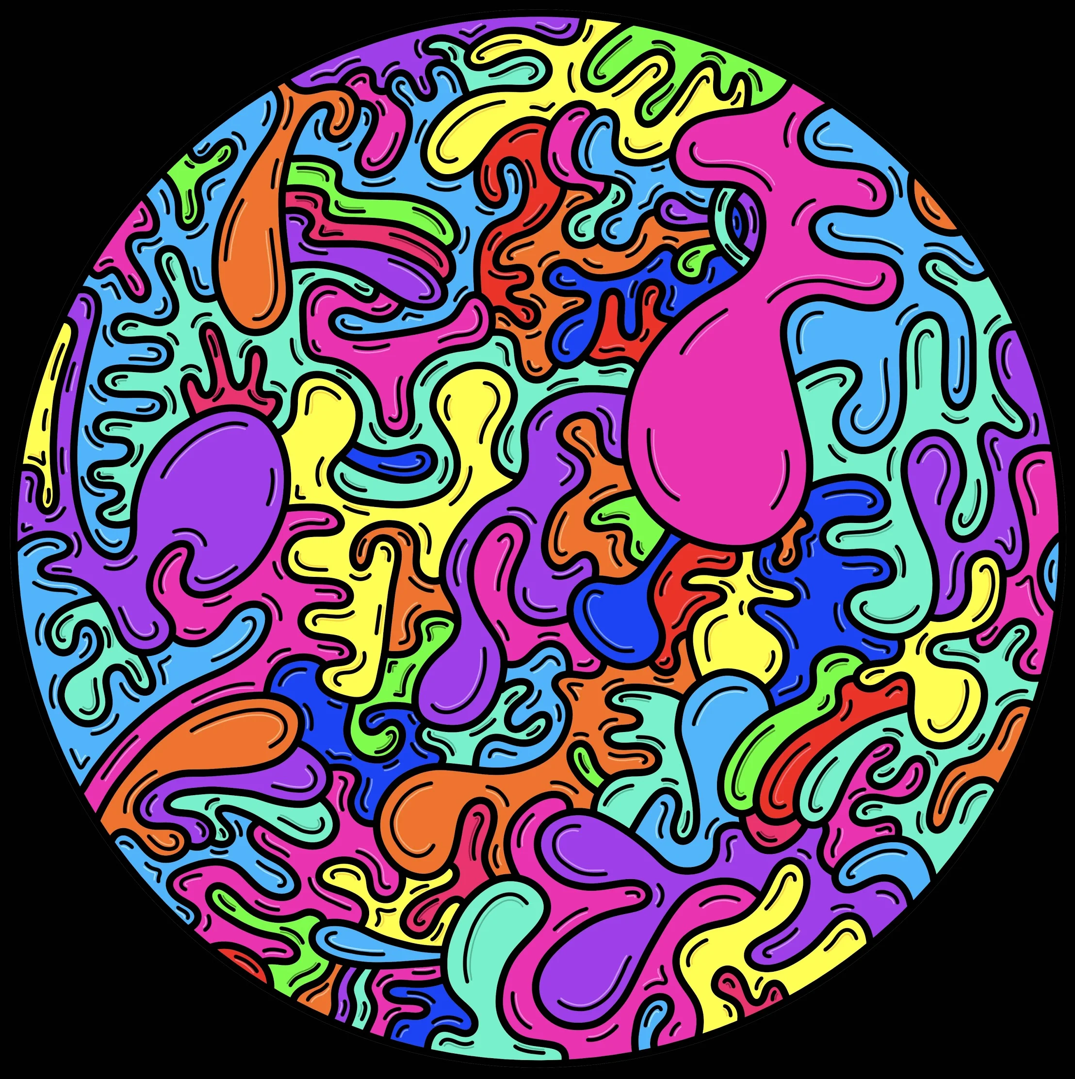 Retro Doodle Orb