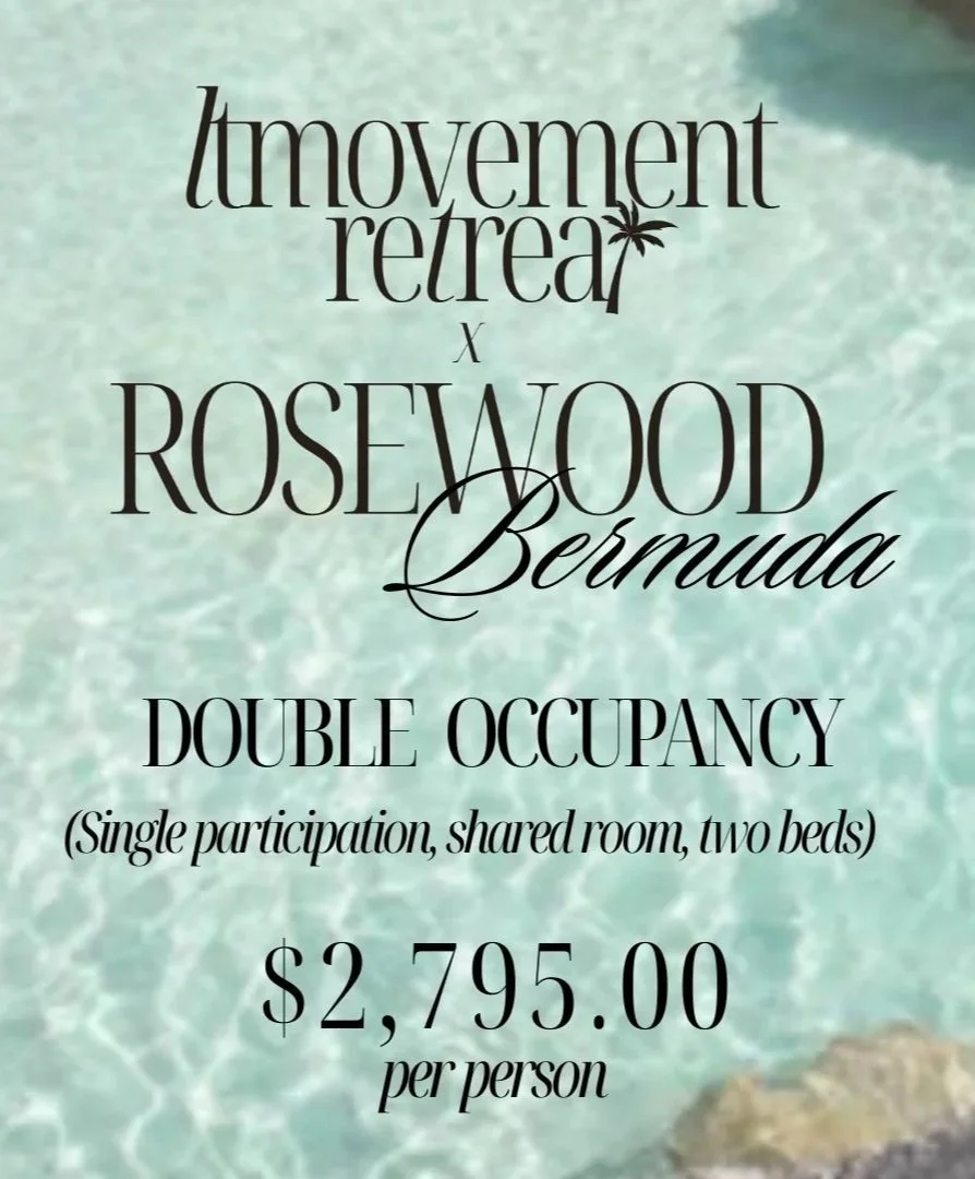 LTMovement Retreat // Single Participation, Double Occupancy : $2,795.00 per person