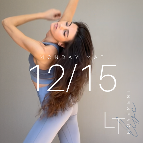 LTMovement© LIVE Pilates Class - 12/15/25