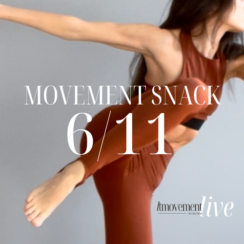 LTMovement© LIVE Snack: Barre Strength w/ props - 6/11/26