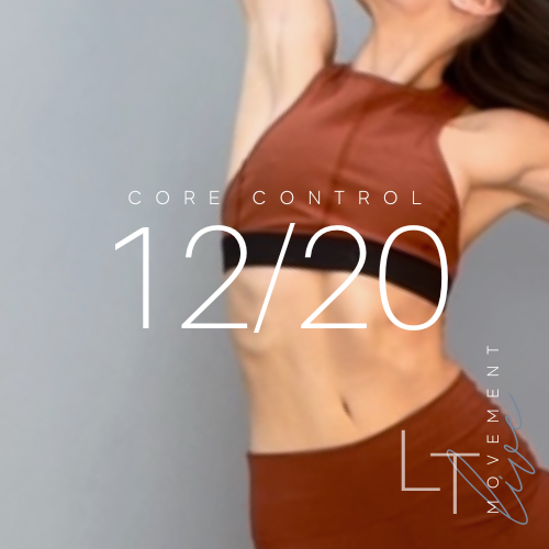 LTMovement© LIVE : PilateSCULPT Core Control w/ ball - 12/20/25