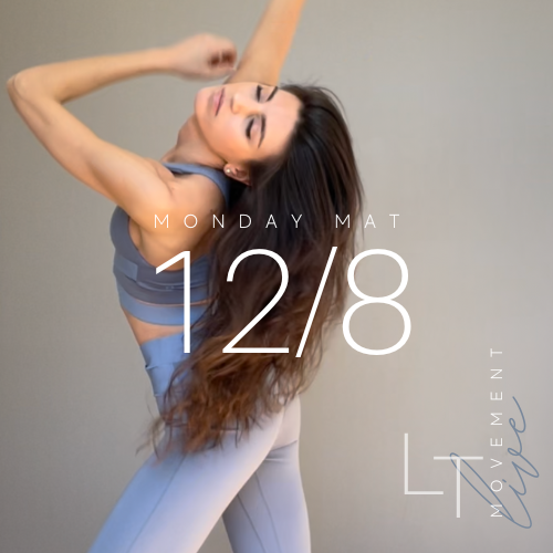 LTMovement© LIVE Pilates Class -12/8/25