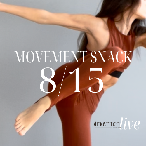 LTMovement© LIVE Snack: Barre Strength w/ props - 8/15/26