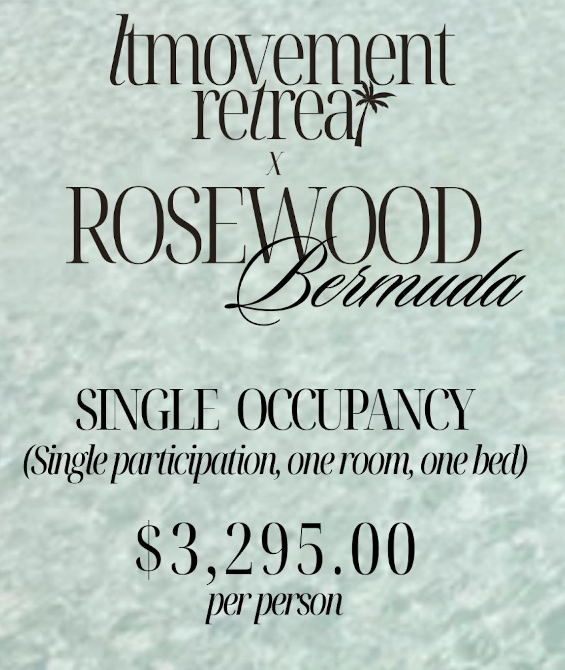 LTMovement Retreat // Single Participation, Single Occupancy : $3,295 per person