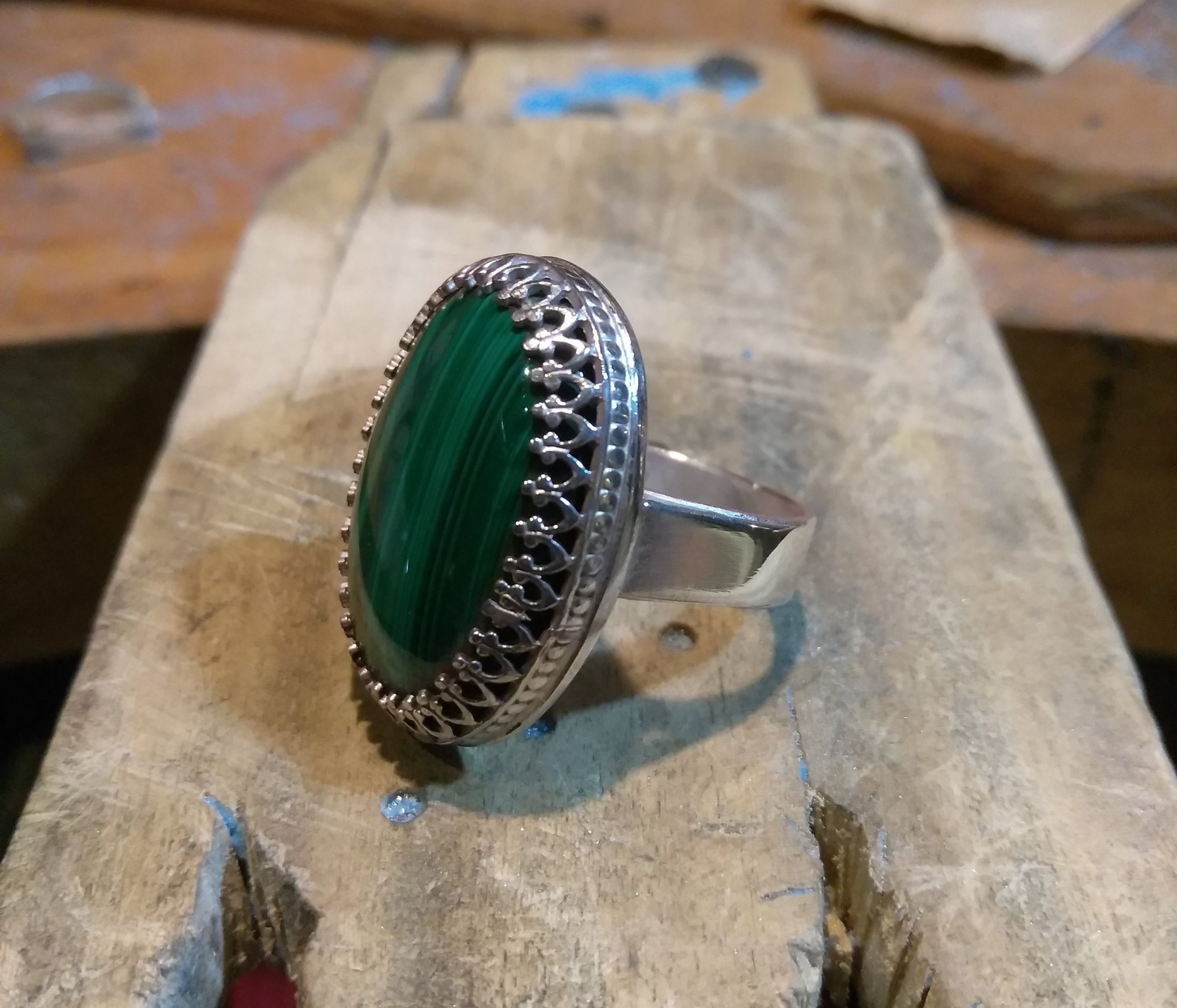 Malachite Ring