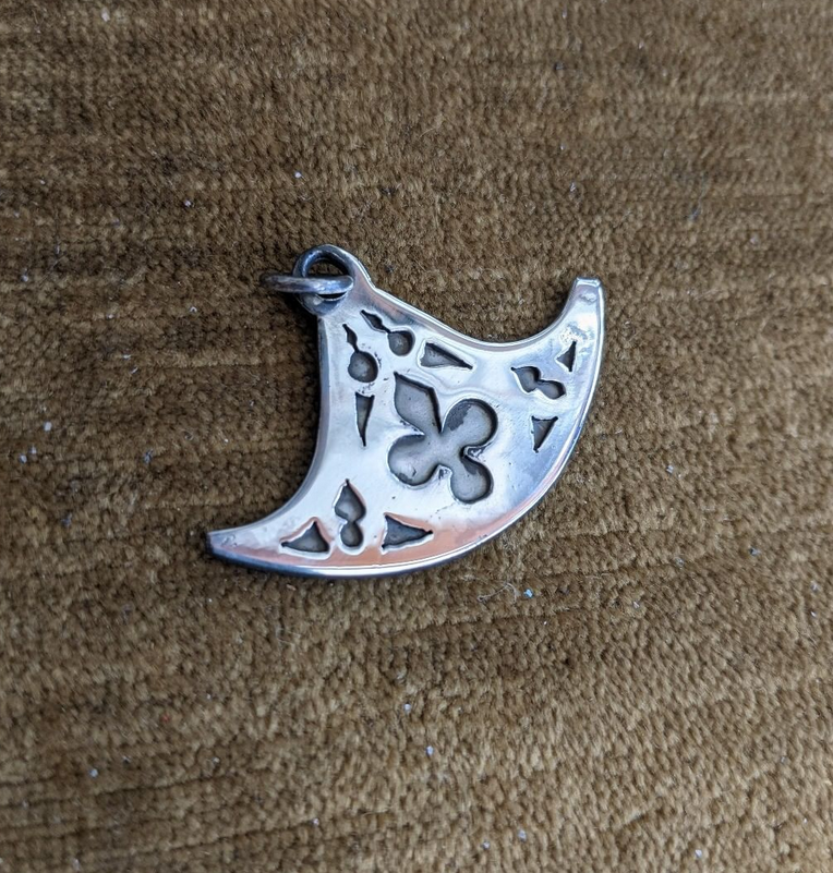 Rose Window Anchor Pendant