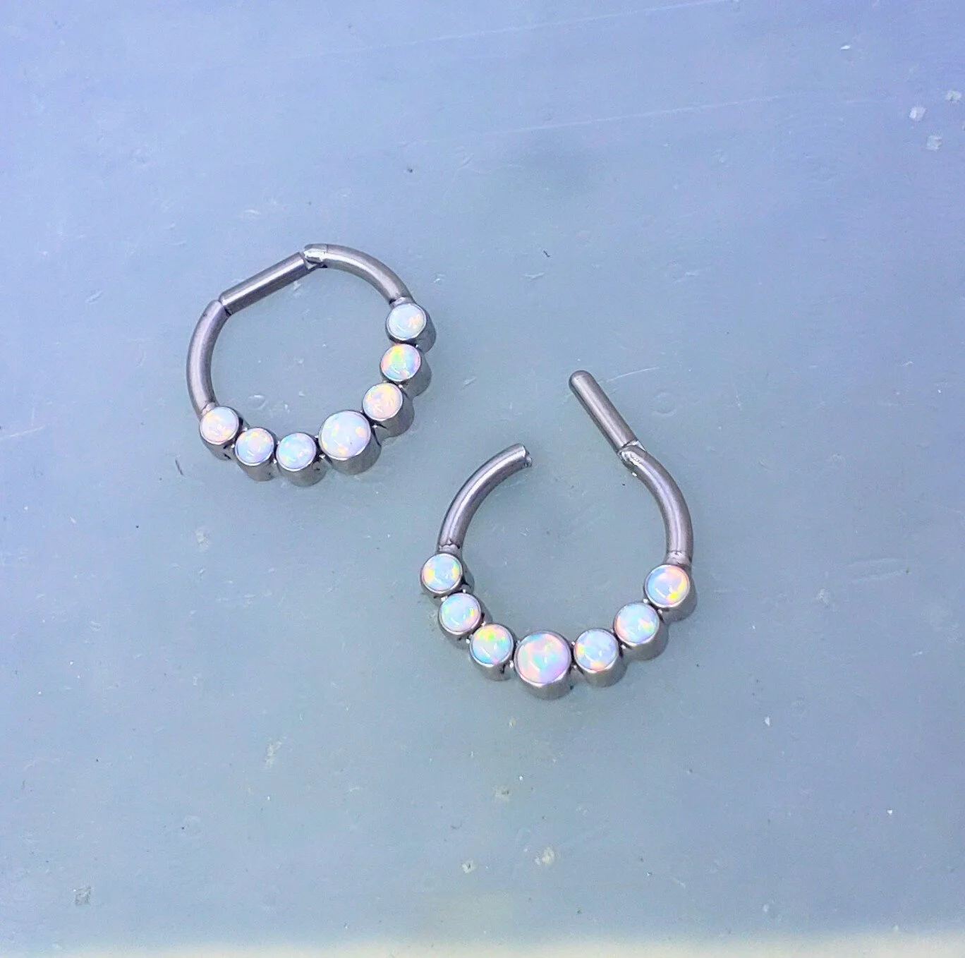 Synthetic Opal Septum and Daith Clickers