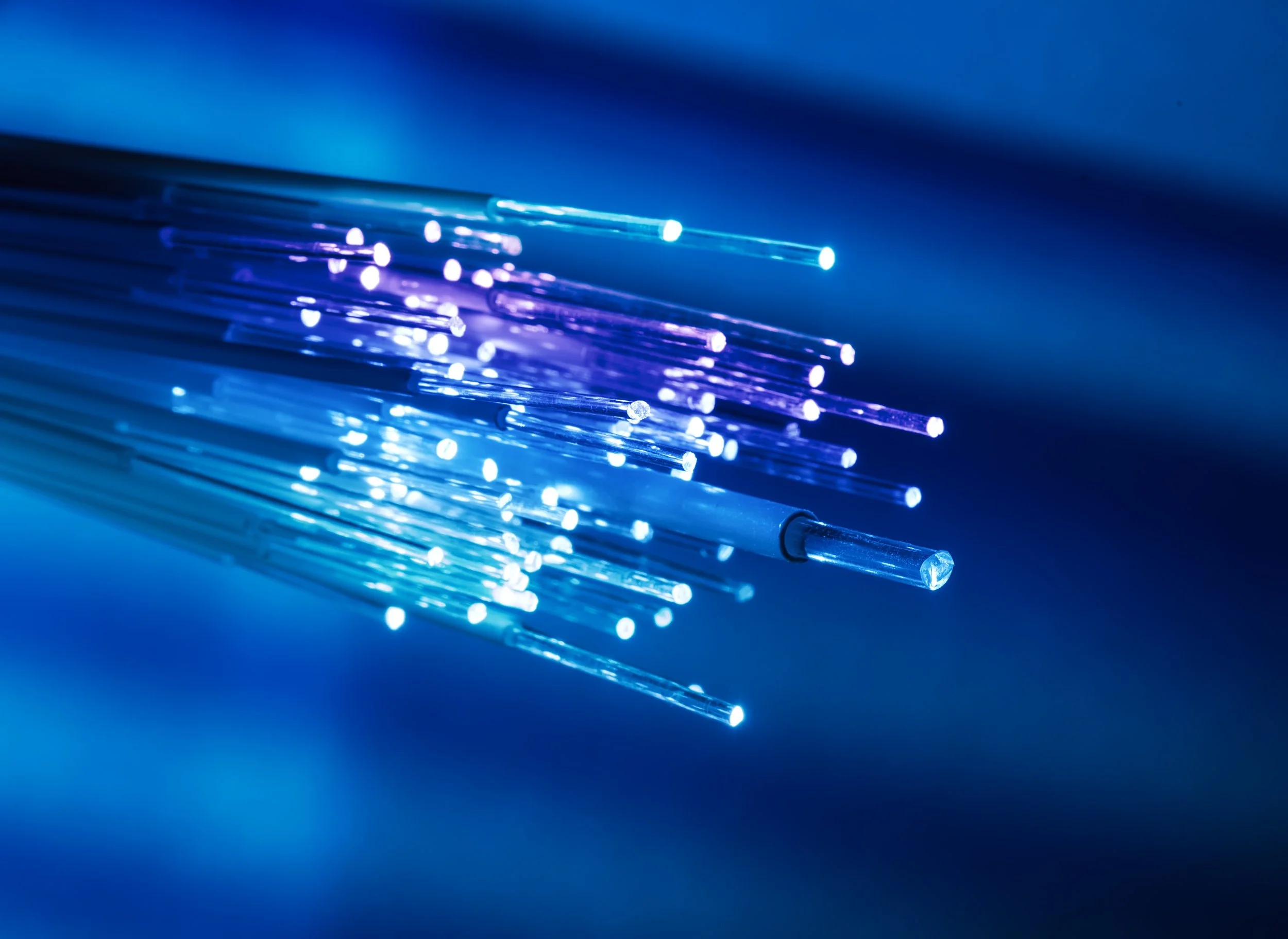 Lit Fiber Optic Cables