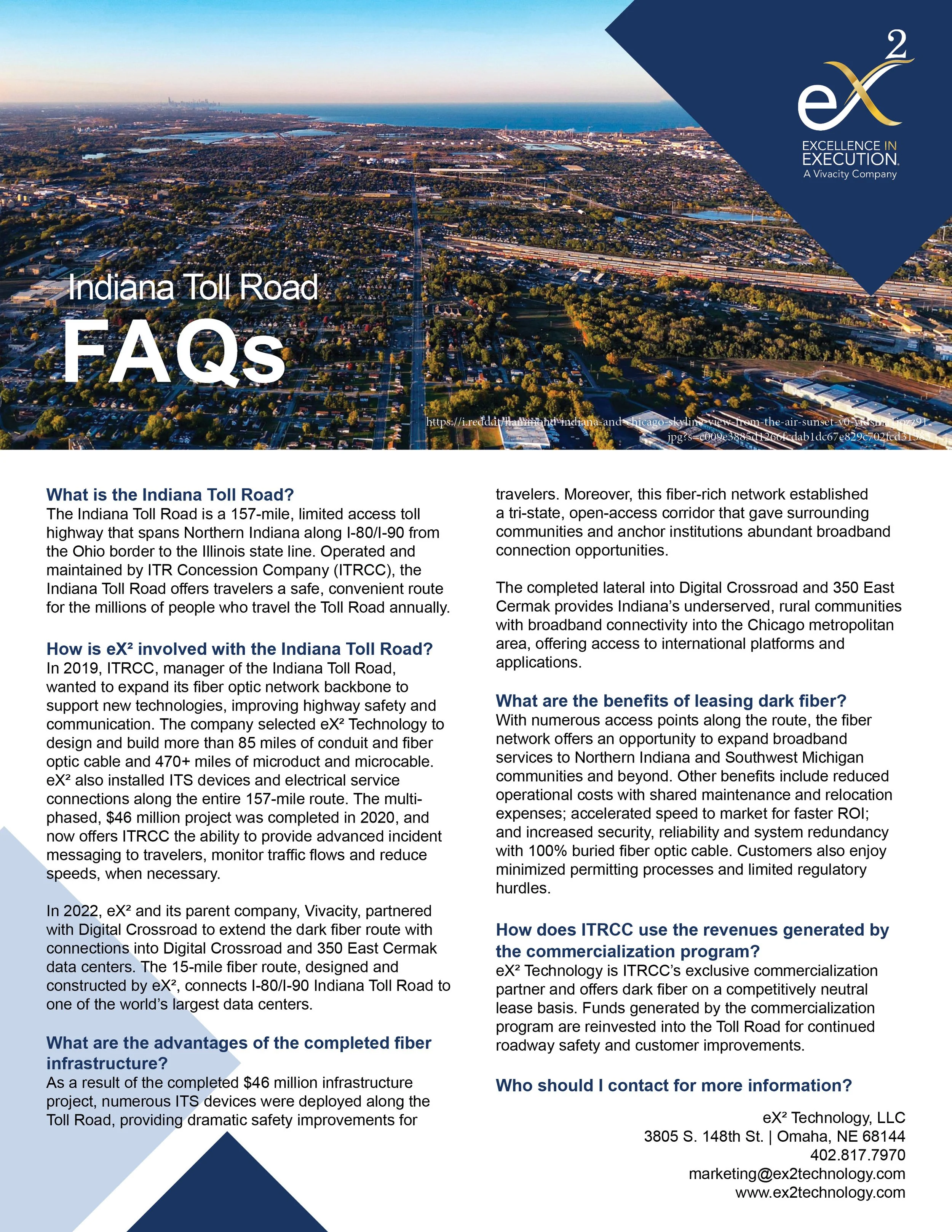 Indiana Toll Road Dark Fiber FAQ