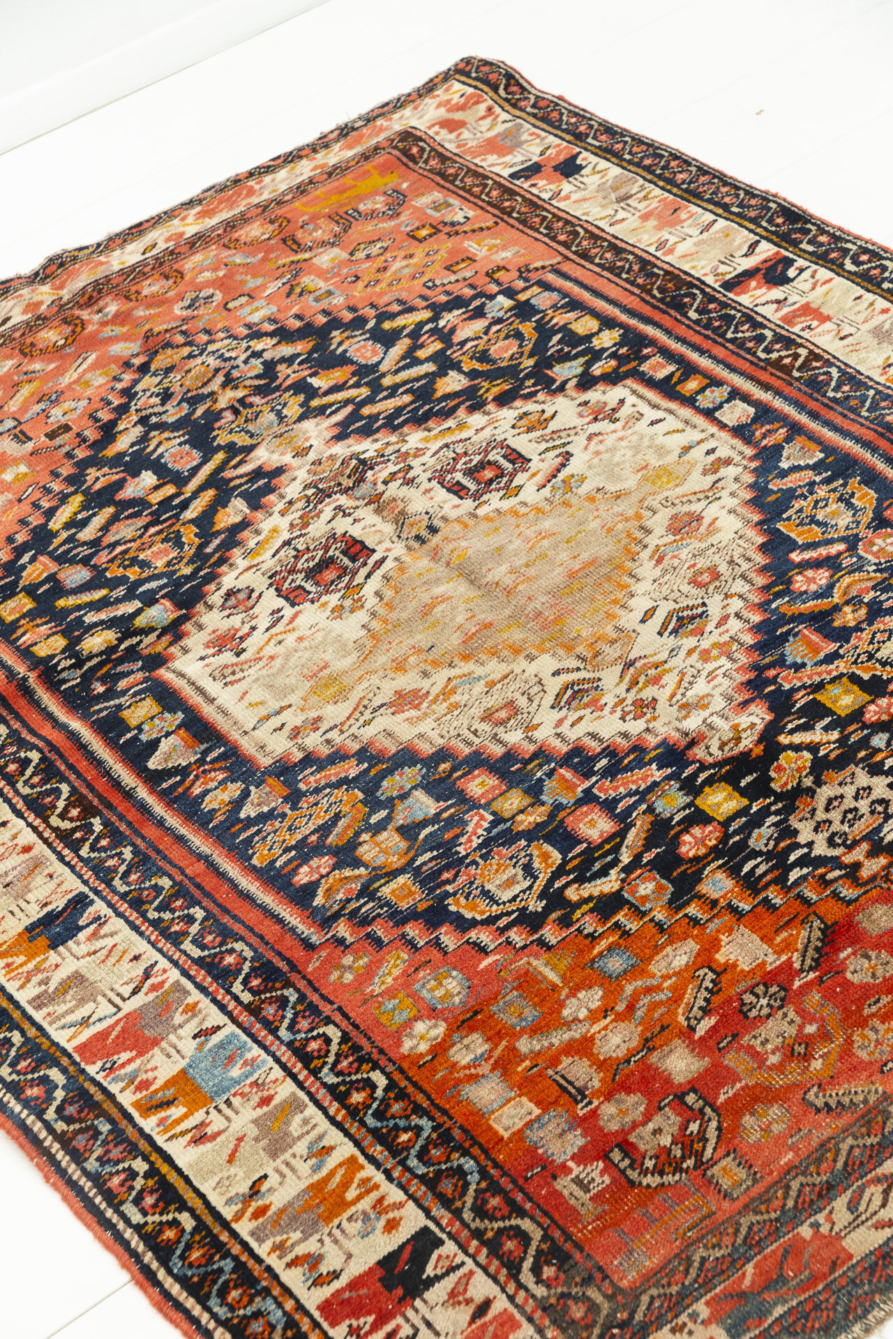 4'4" x 5'4" Antique Northwest Persian Rug 