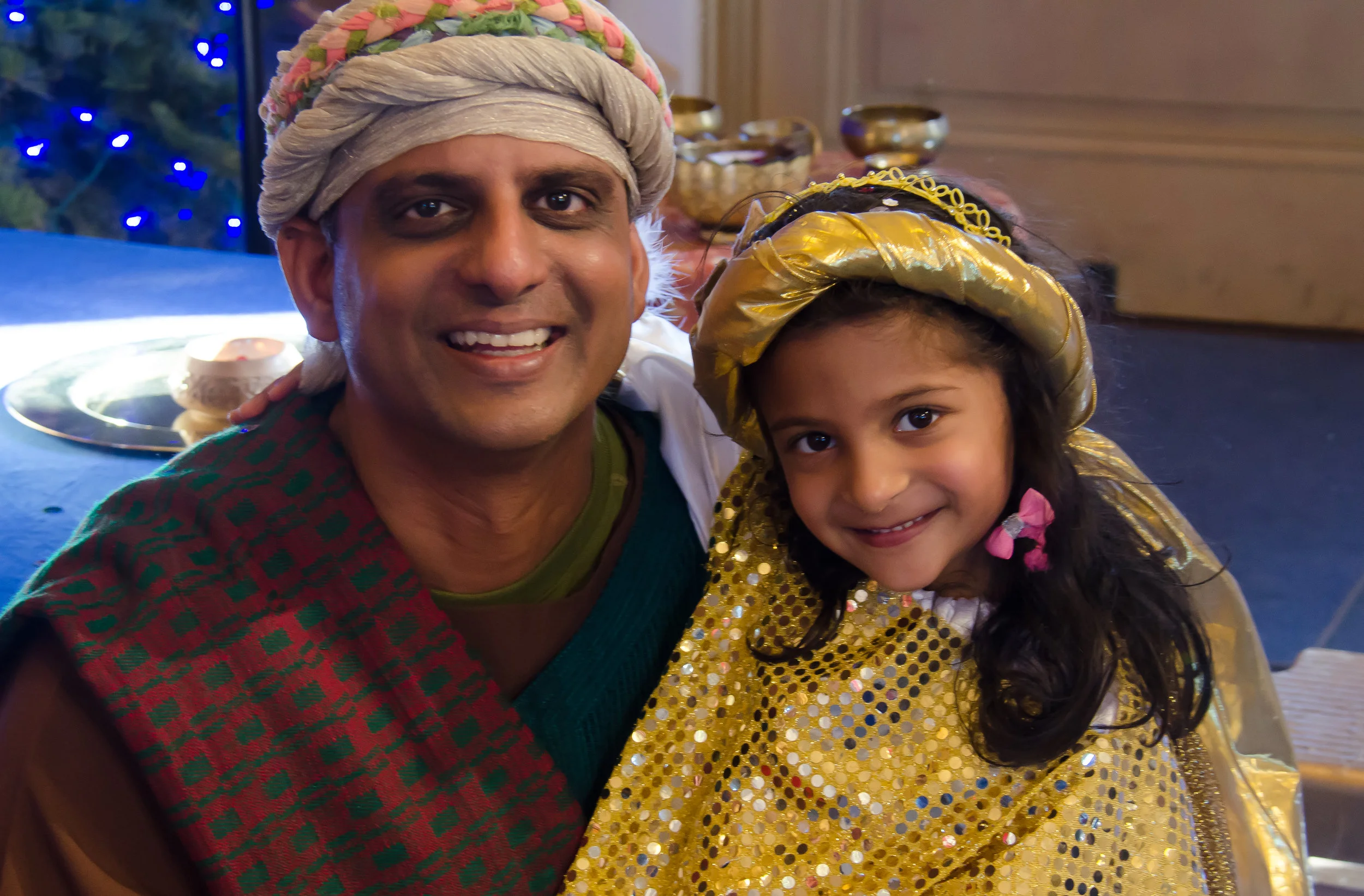 Shepherd and angel at Ananda Palo Alto Christmas Day Family Service.jpg