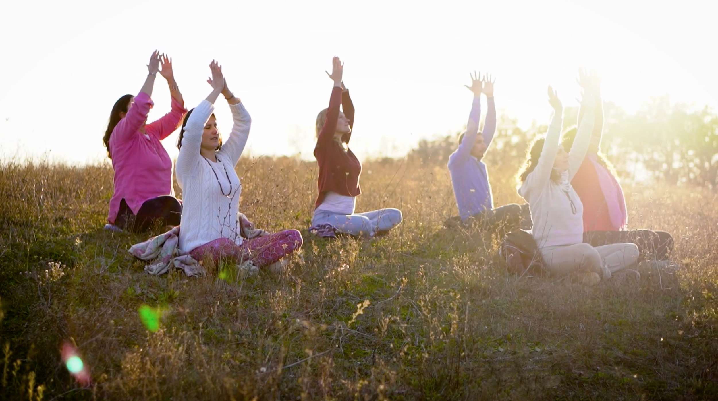 Meditación y posturas de Yoga