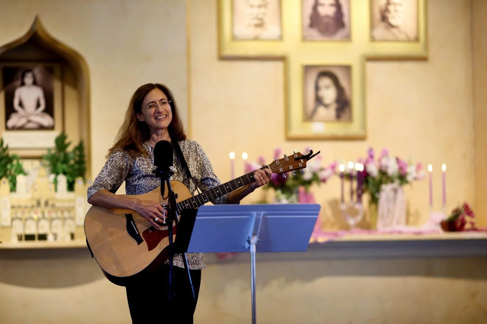 A Fall Afternoon Concert of Vocal Solos, Music of Divine Joy by Swami Kriyananda