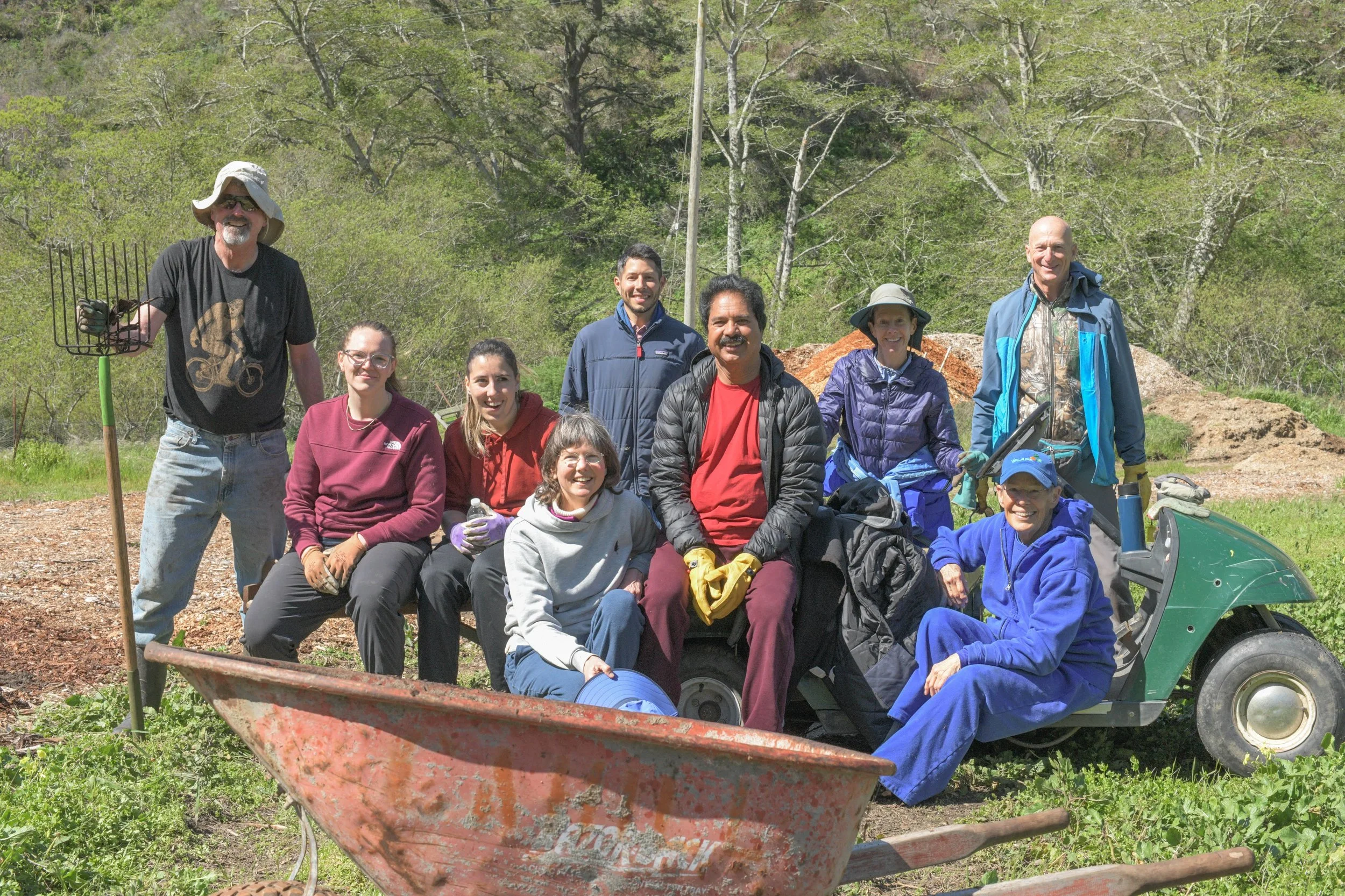Ananda Valley Farm Community Work Day