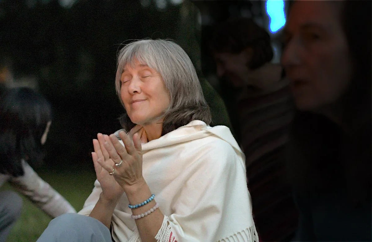 Kirtan at the Ananda temple