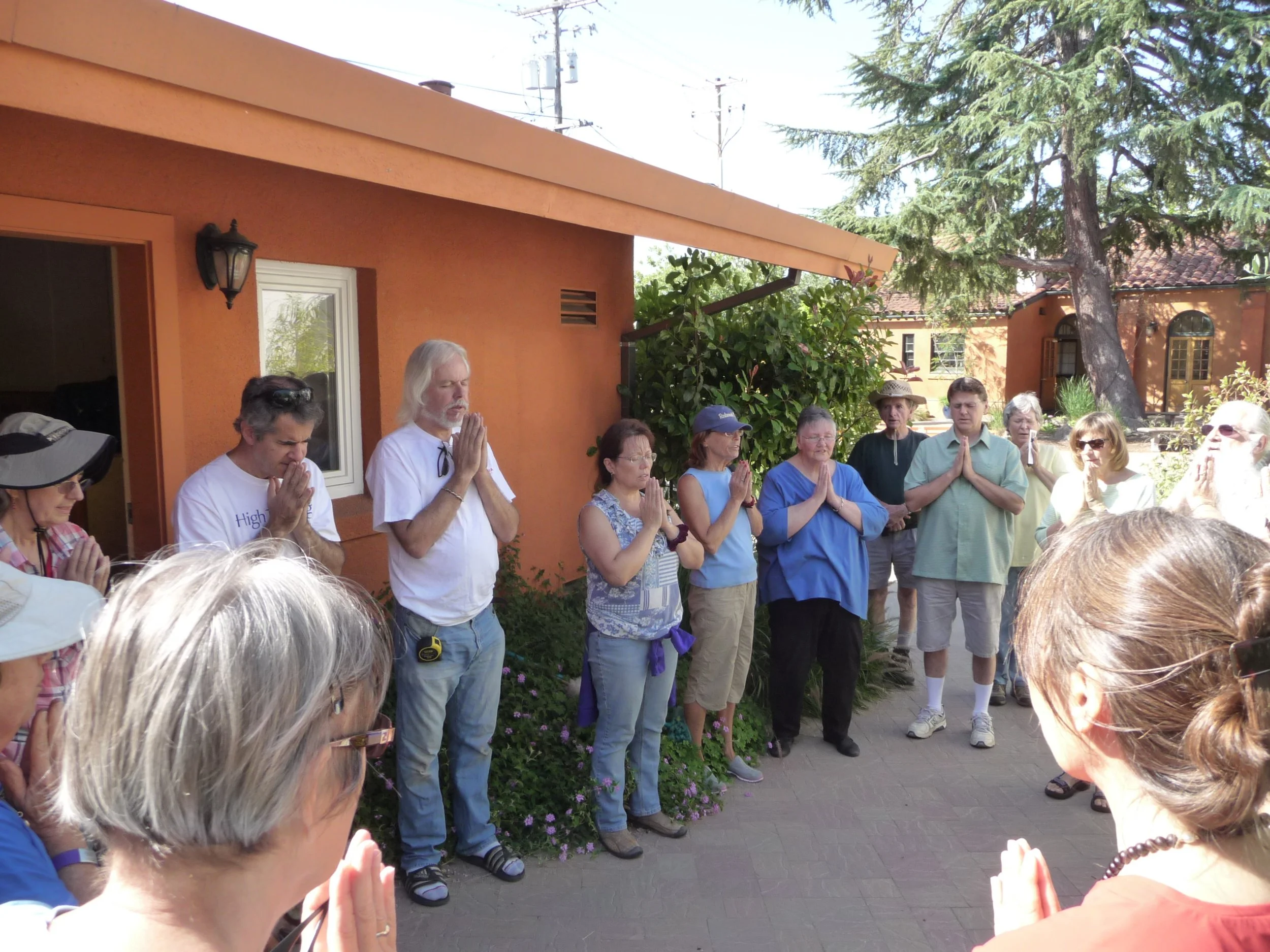 Rajarsi Day Celebration - Workday at the Temple
