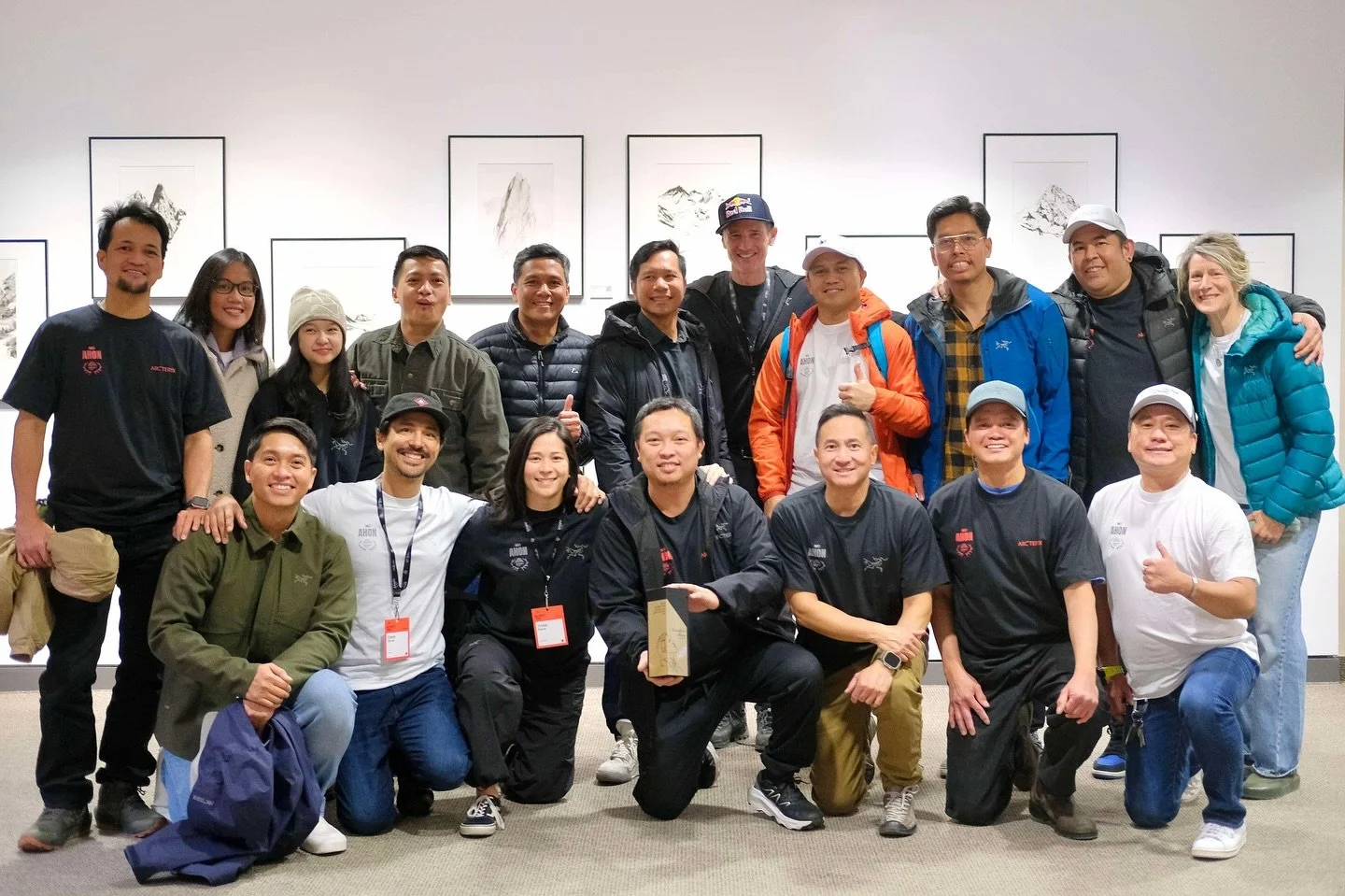 The Ahon cast and crew at yesterday&rsquo;s @banffmountainfestival Bow Valley Showcase. 

There was something in the air at the Max Bell as we engaged with stories about belonging and sharing joy in the mountains. 

For me, it was extra special to sc