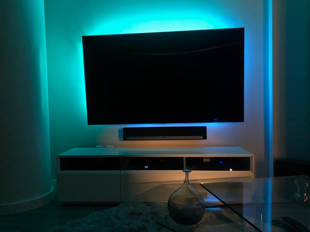 How To Put Led Lights Behind The Tv at Magda Salas blog