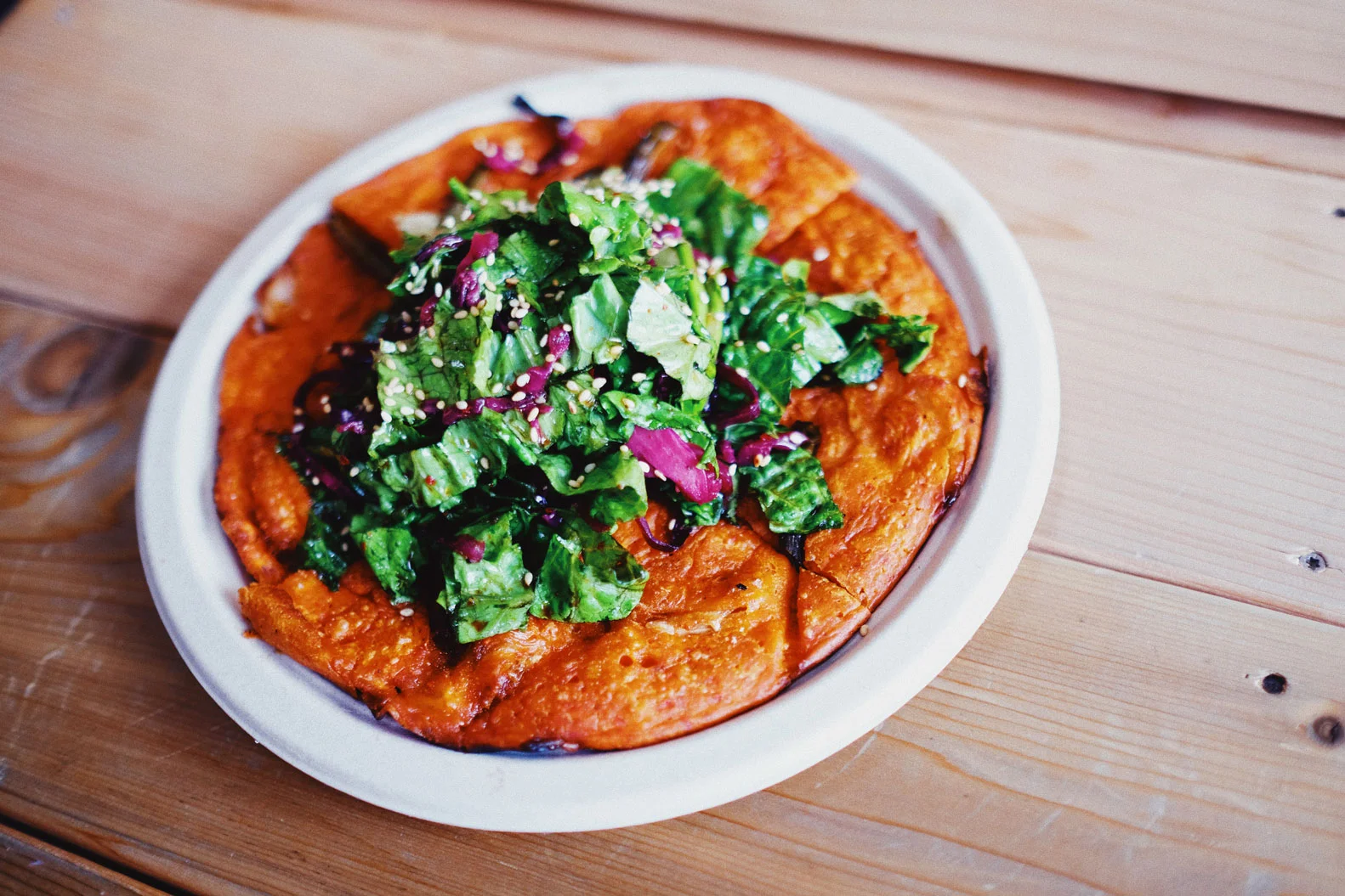 Kimchi pancake
