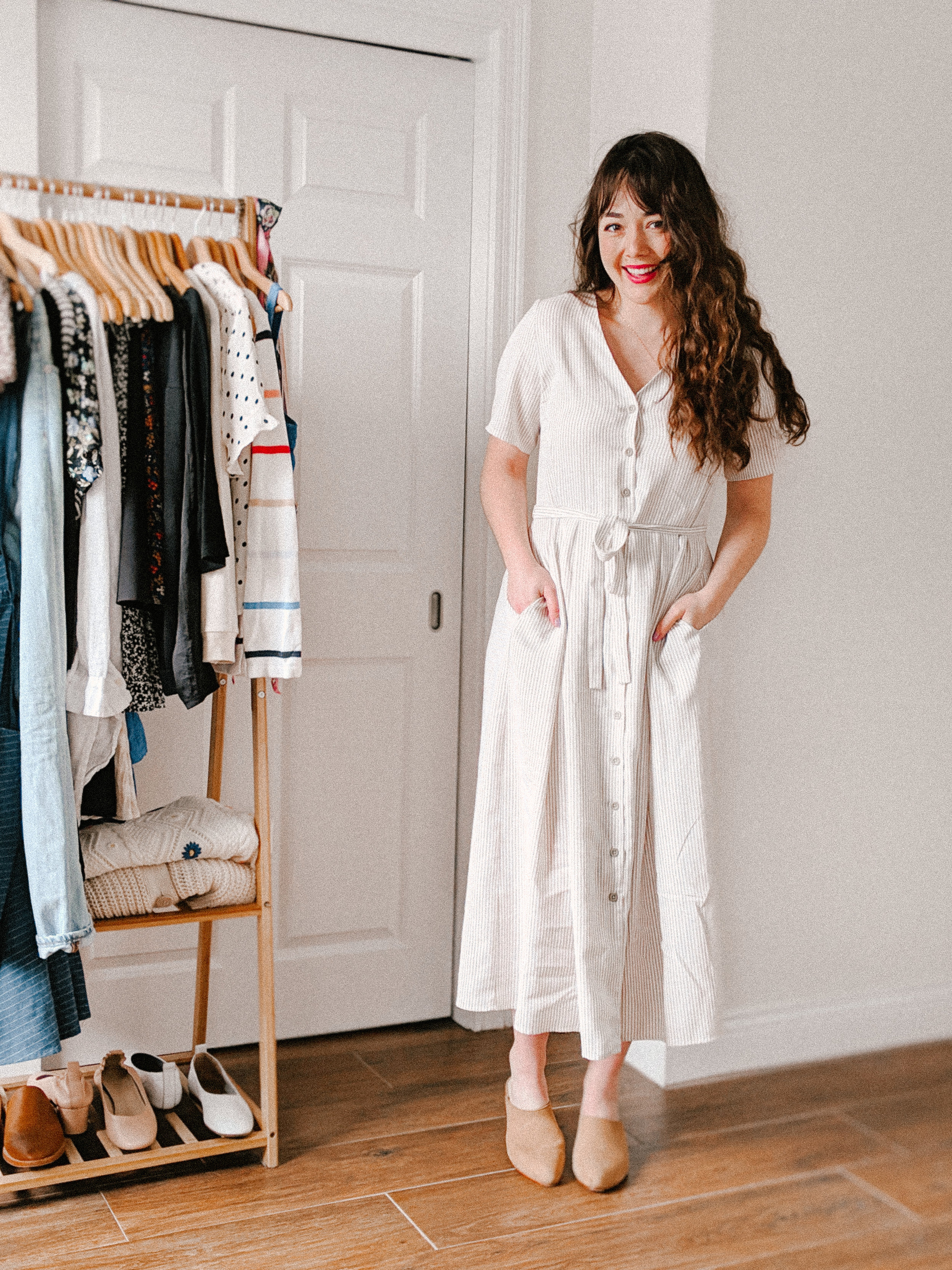 Vetta Capsule Button Up Midi Dress Review 